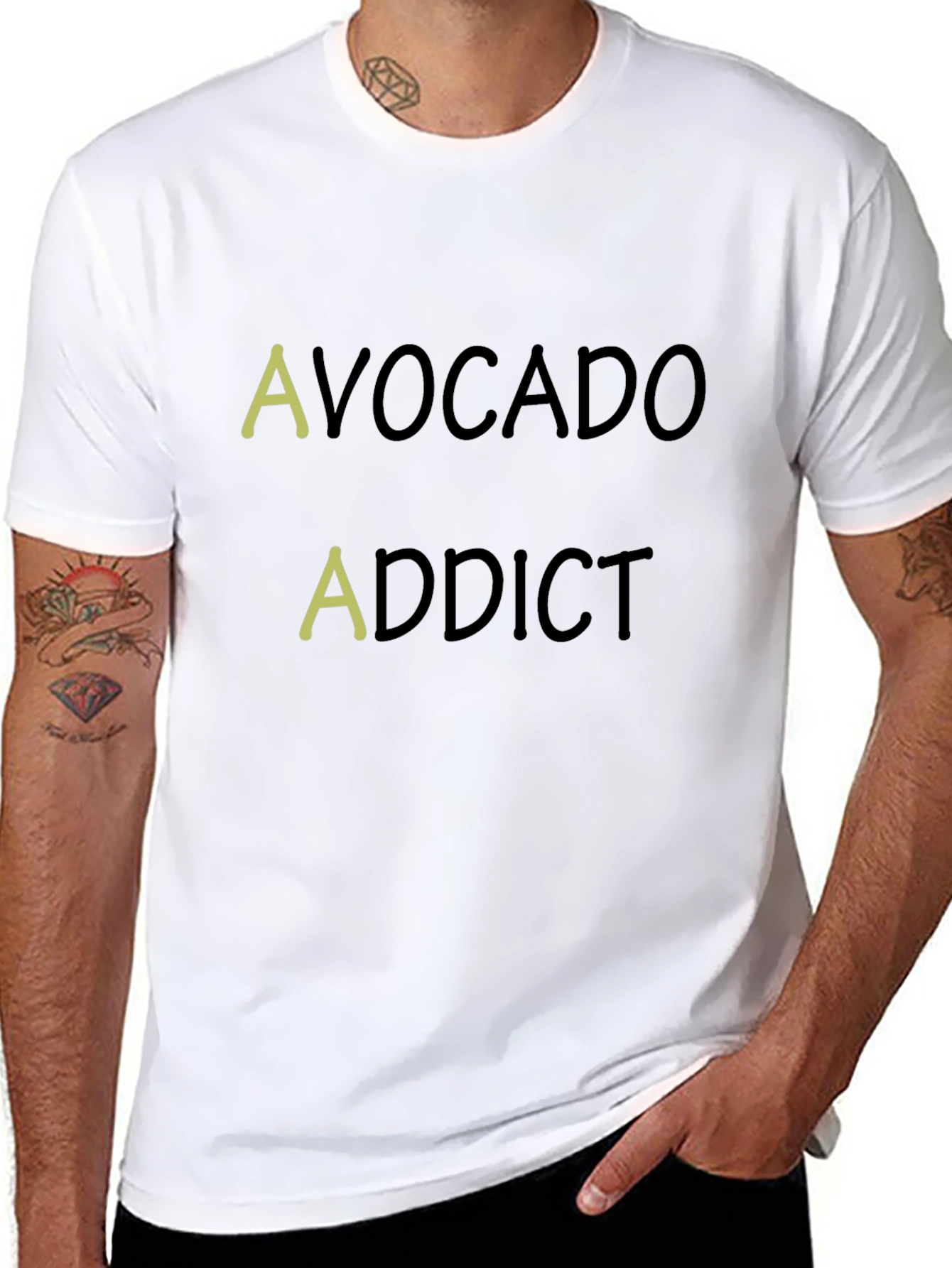 Camiseta Negra Avocado Addict