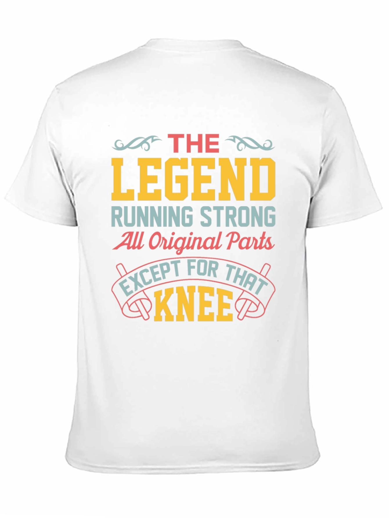 Camiseta Negra: La Leyenda Rodilla Operada