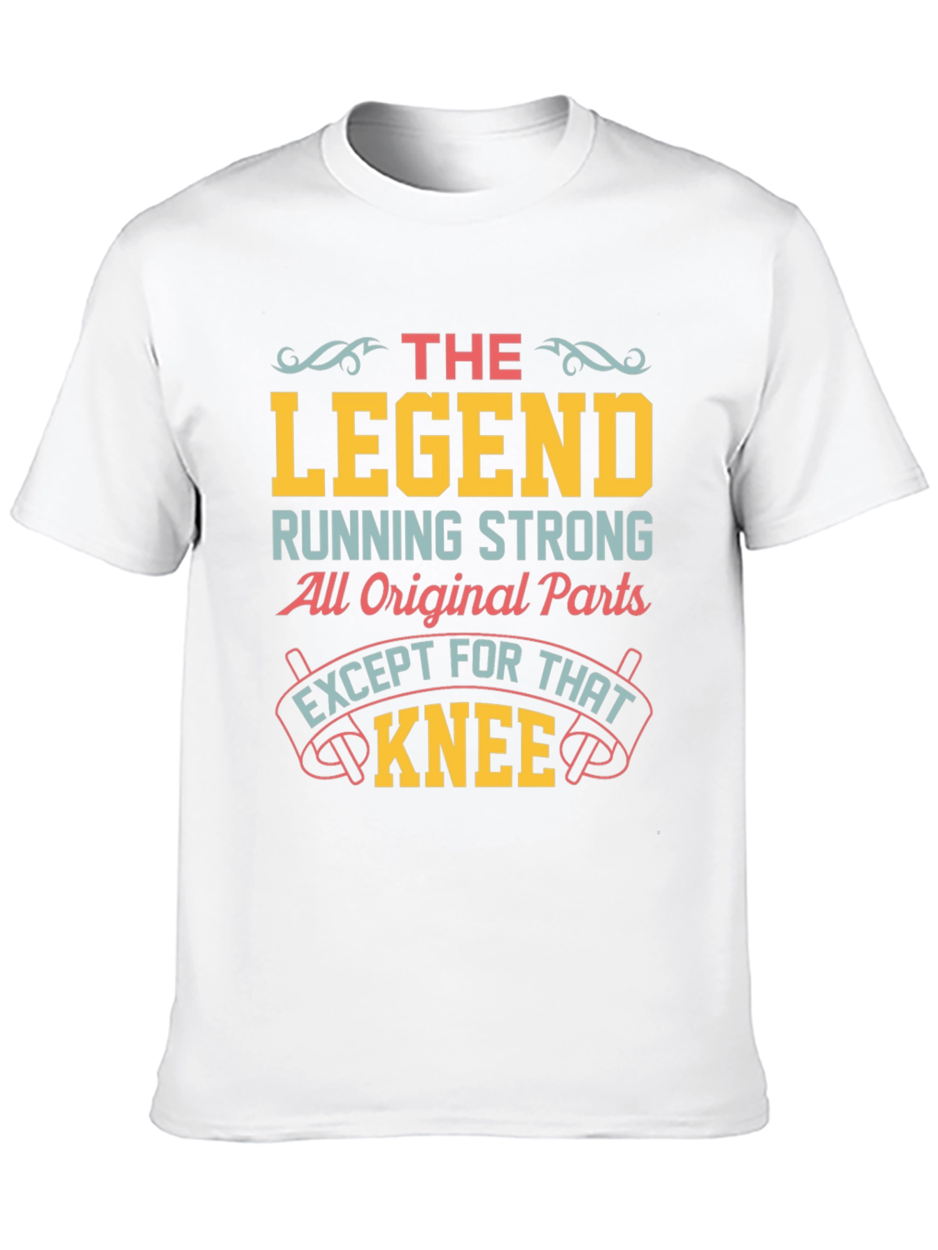 Camiseta Negra: La Leyenda Rodilla Operada