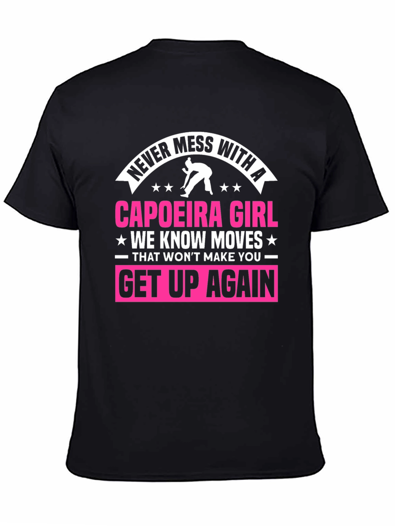 Camiseta Negra Capoeira Girl