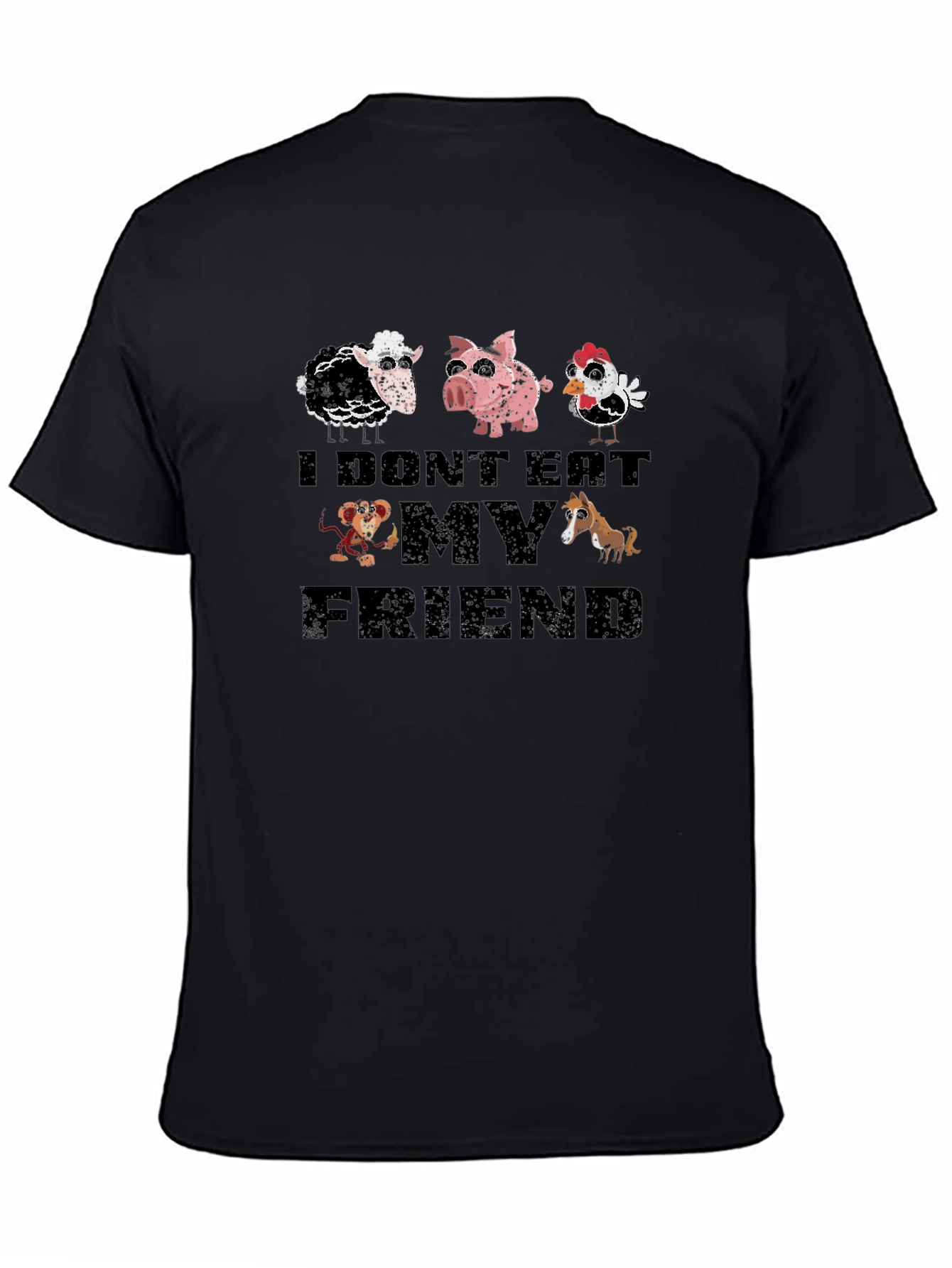 Camiseta Vegana: No Me Como a Mis Amigos