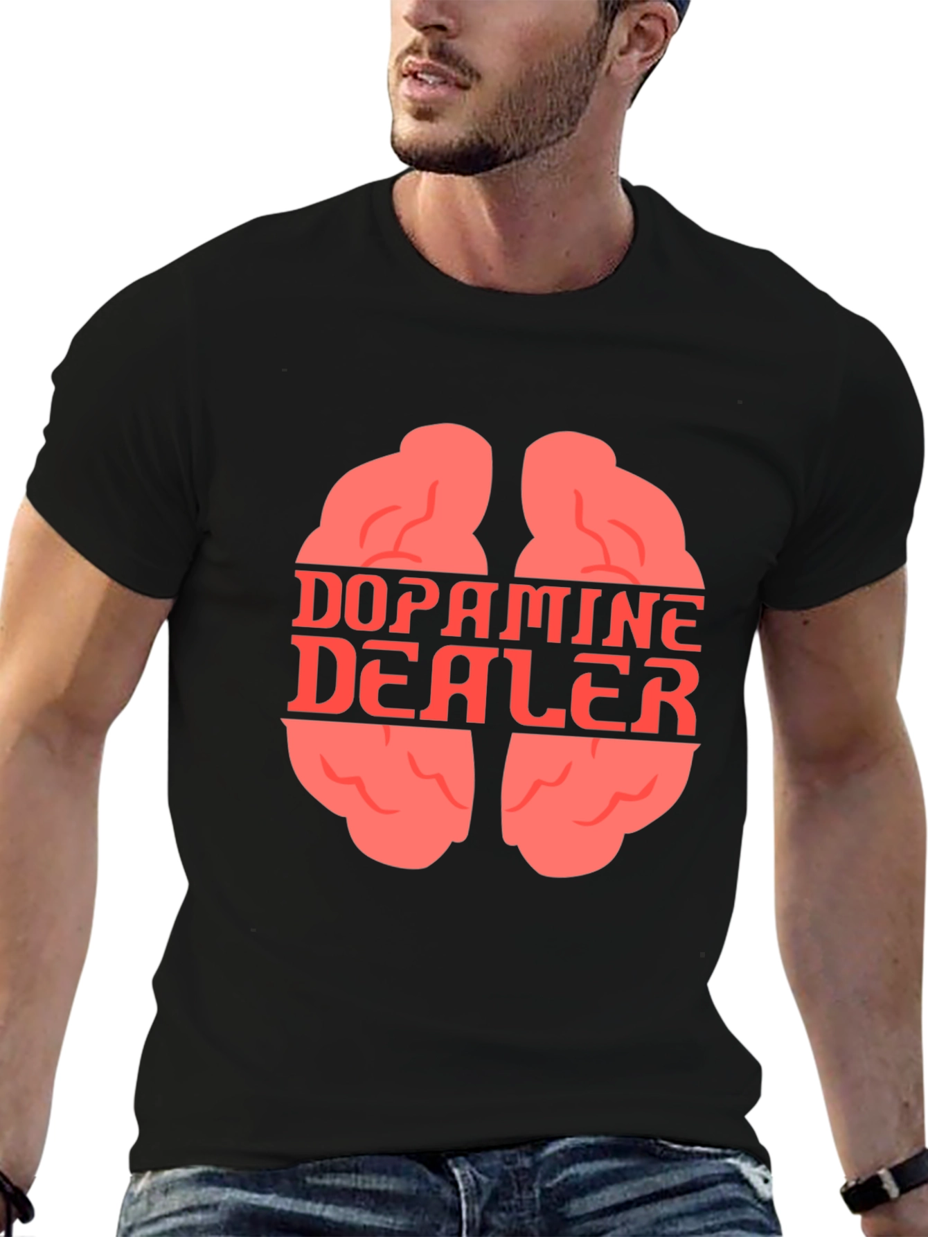 Camiseta Negra Dopamine Dealer