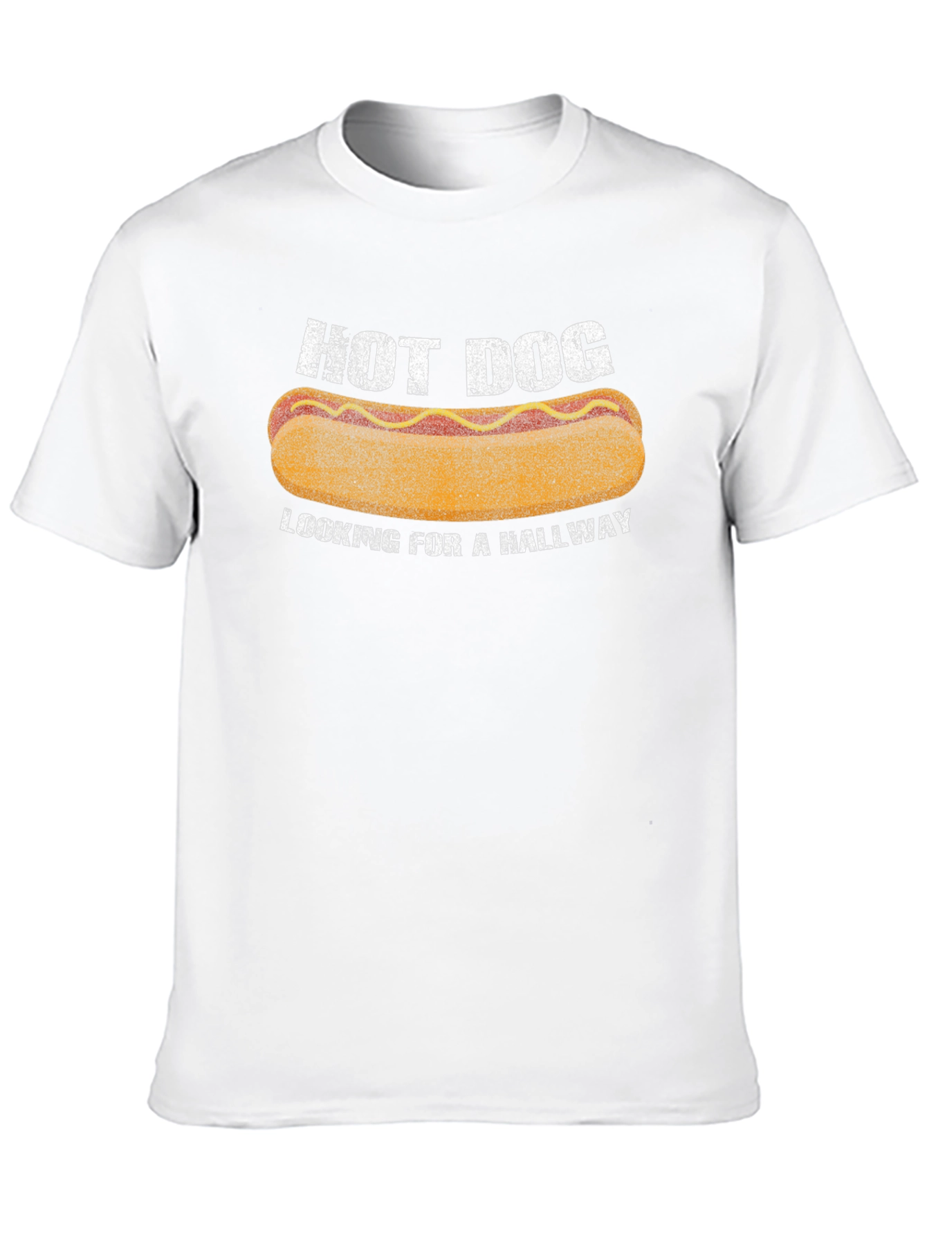 Camiseta Hot Dog Hallway - Humor Casual