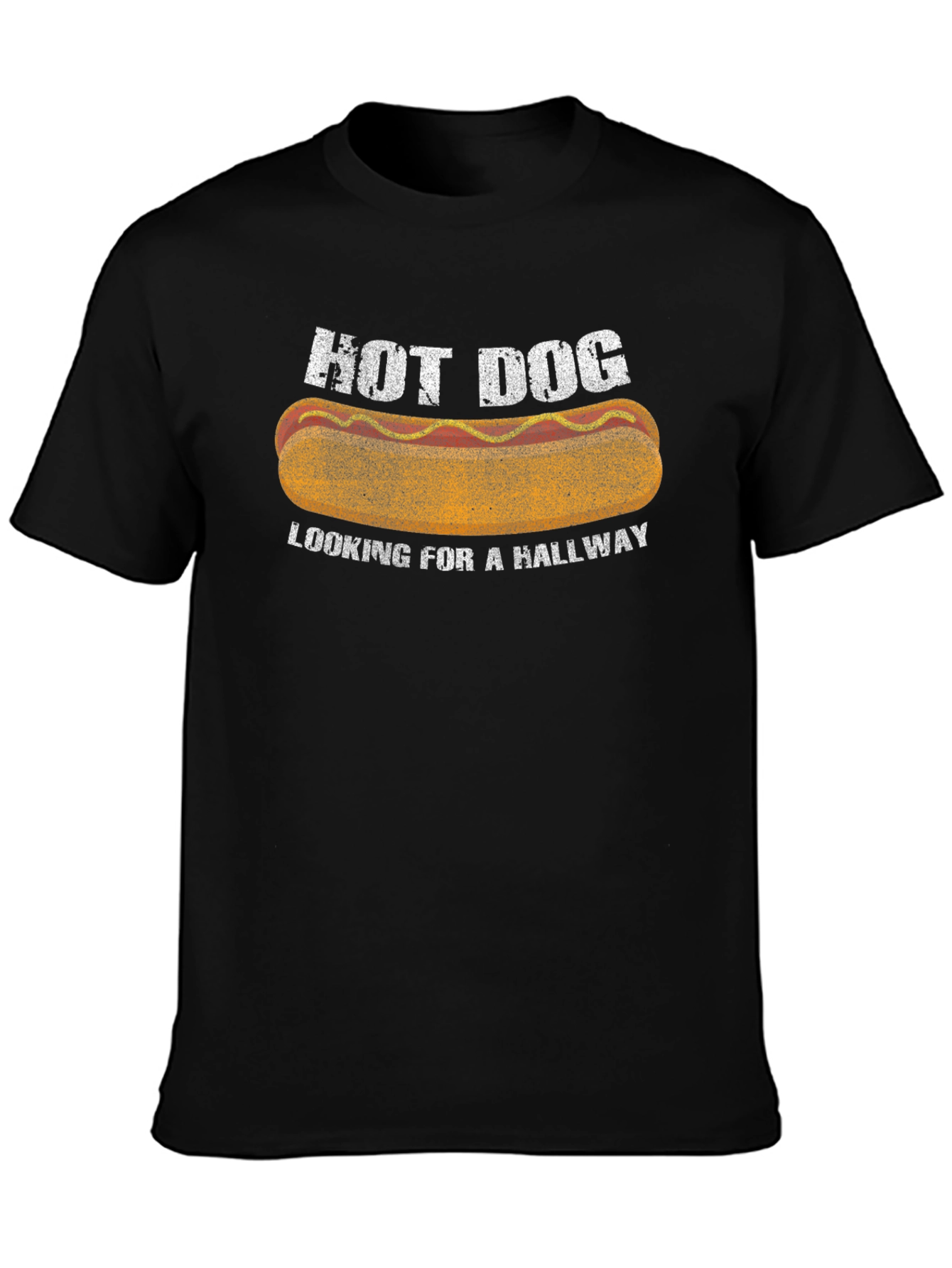 Camiseta Hot Dog Hallway - Humor Casual