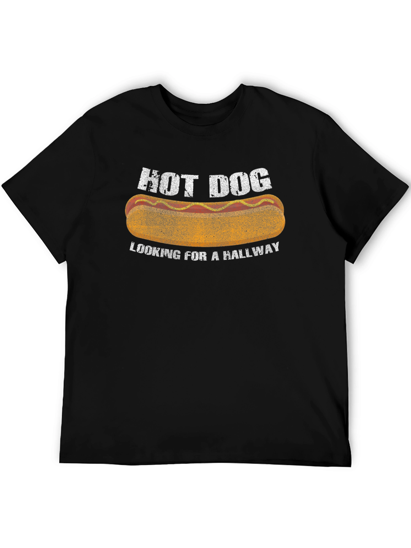 Camiseta Hot Dog Hallway - Humor Casual