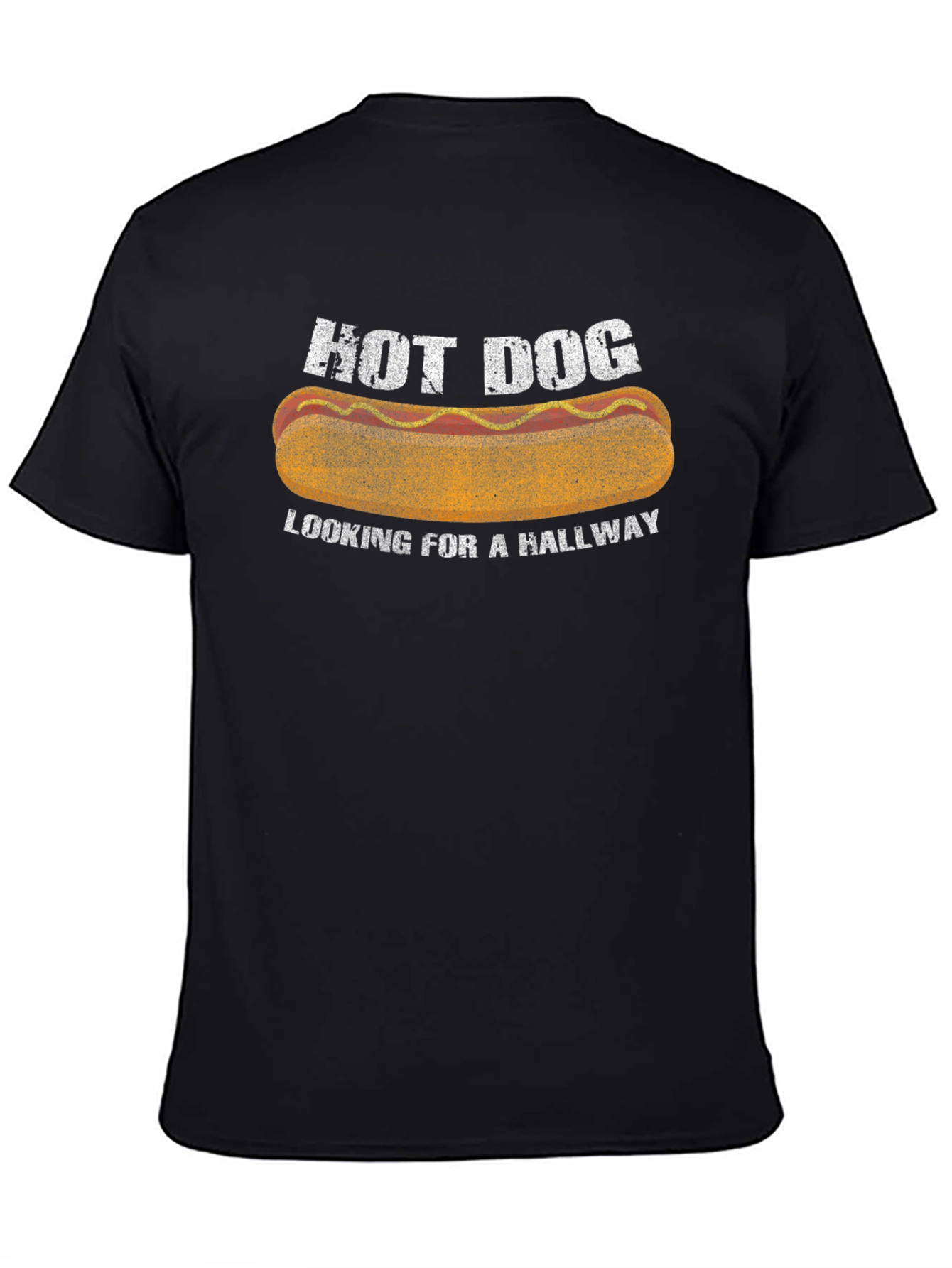 Camiseta Hot Dog Hallway - Humor Casual