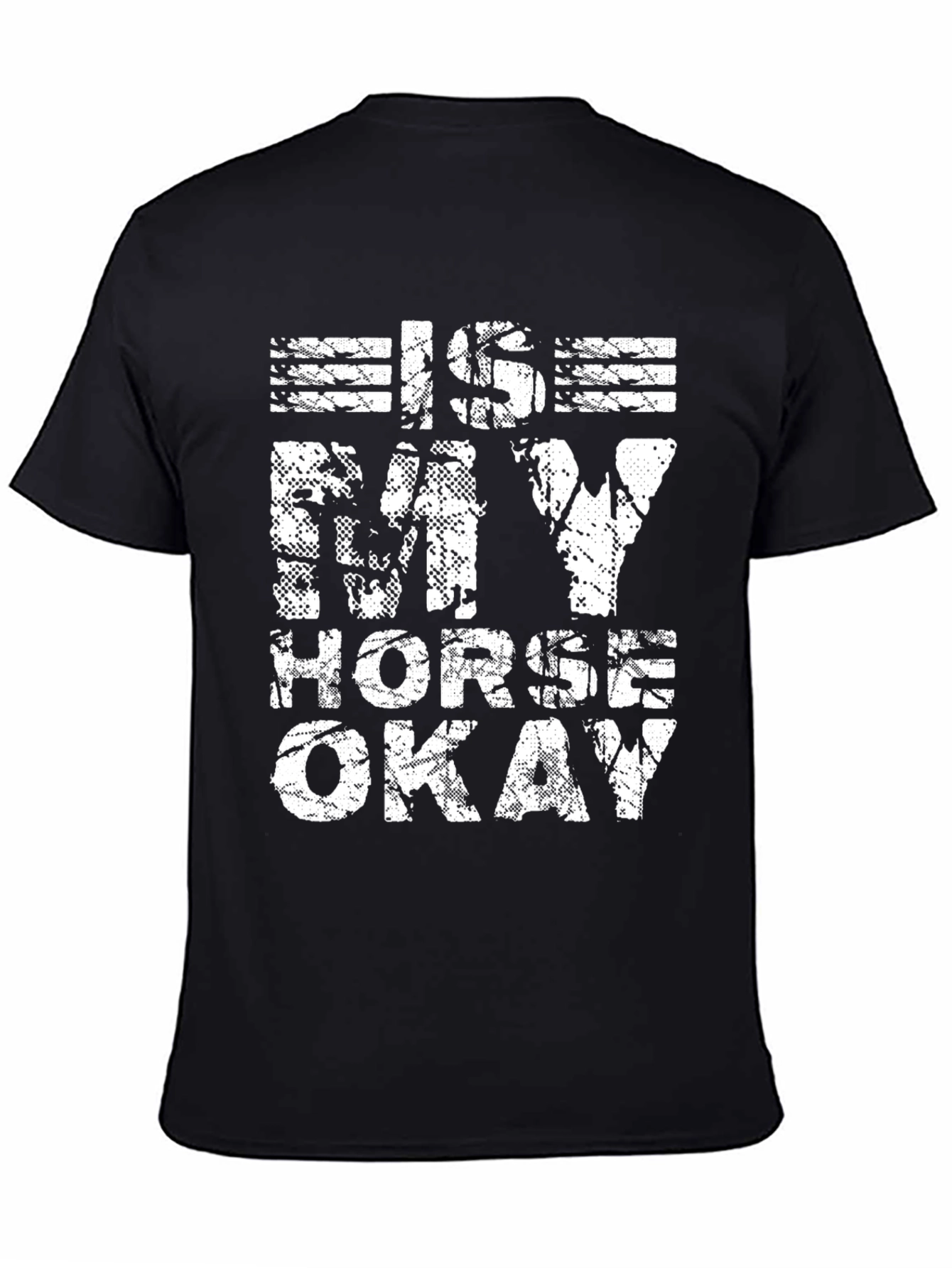 Camiseta Negra: ¿Está Bien Mi Caballo?