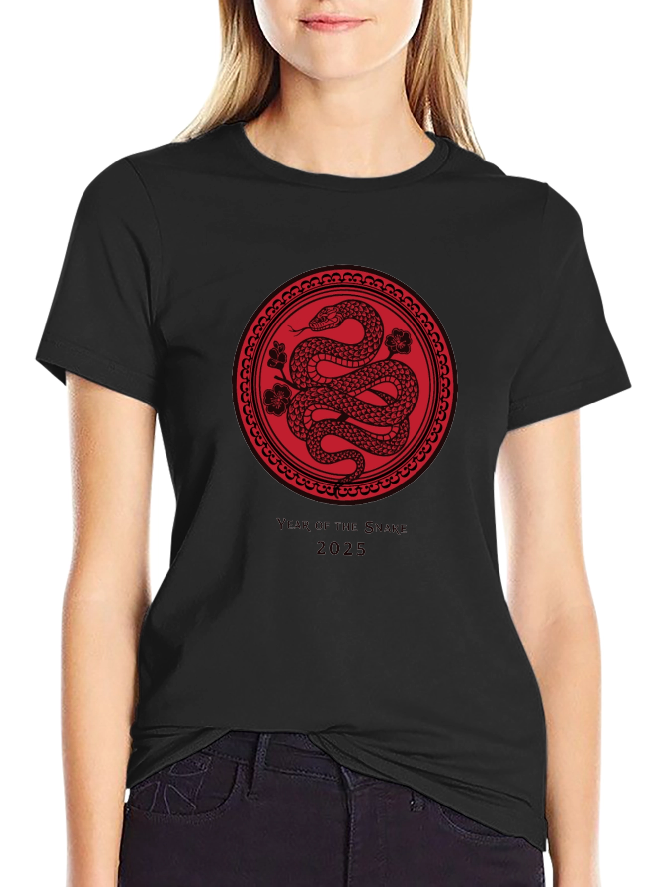 Camiseta Negra Año de la Serpiente 2025