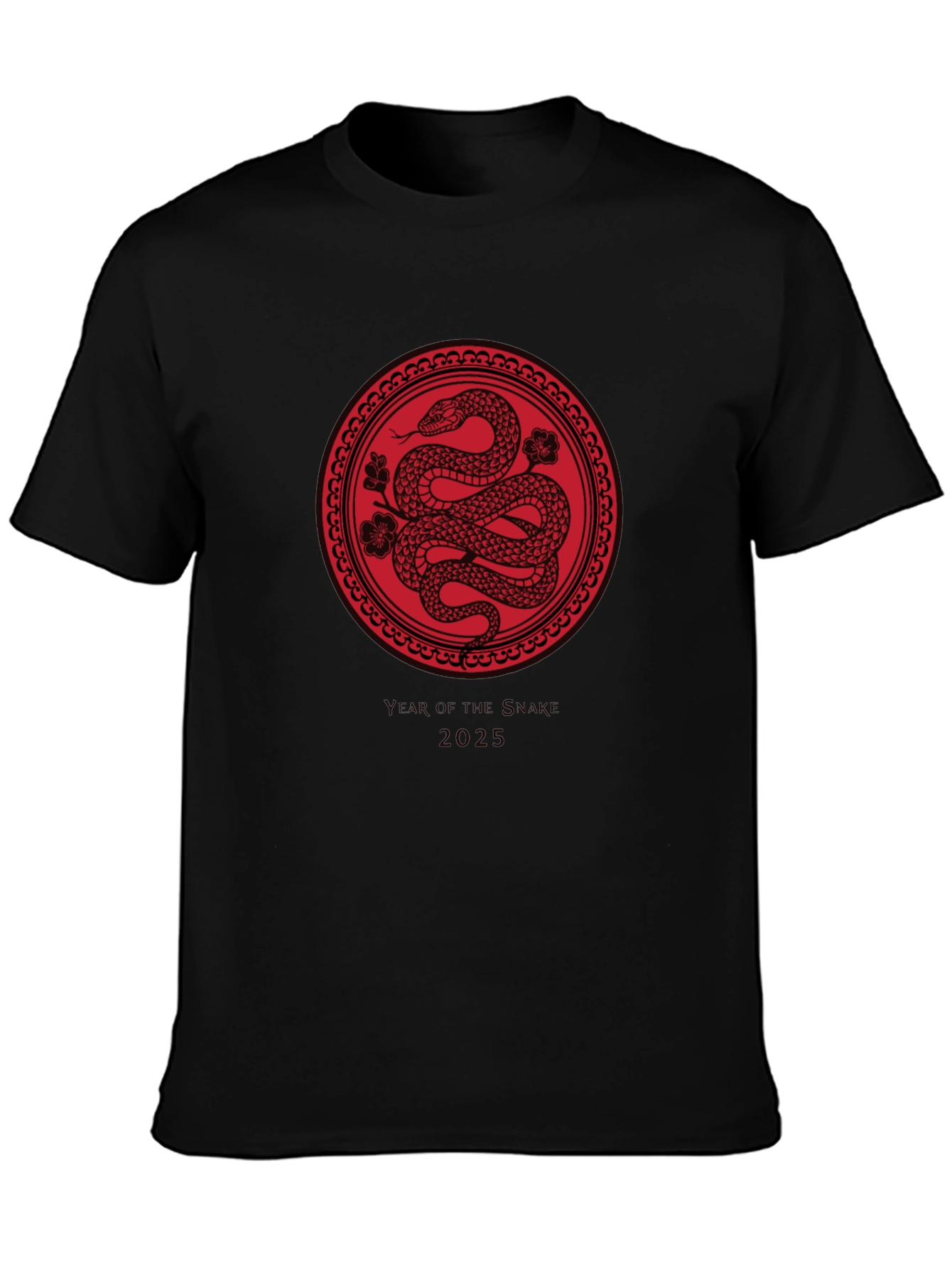 Camiseta Negra Año de la Serpiente 2025