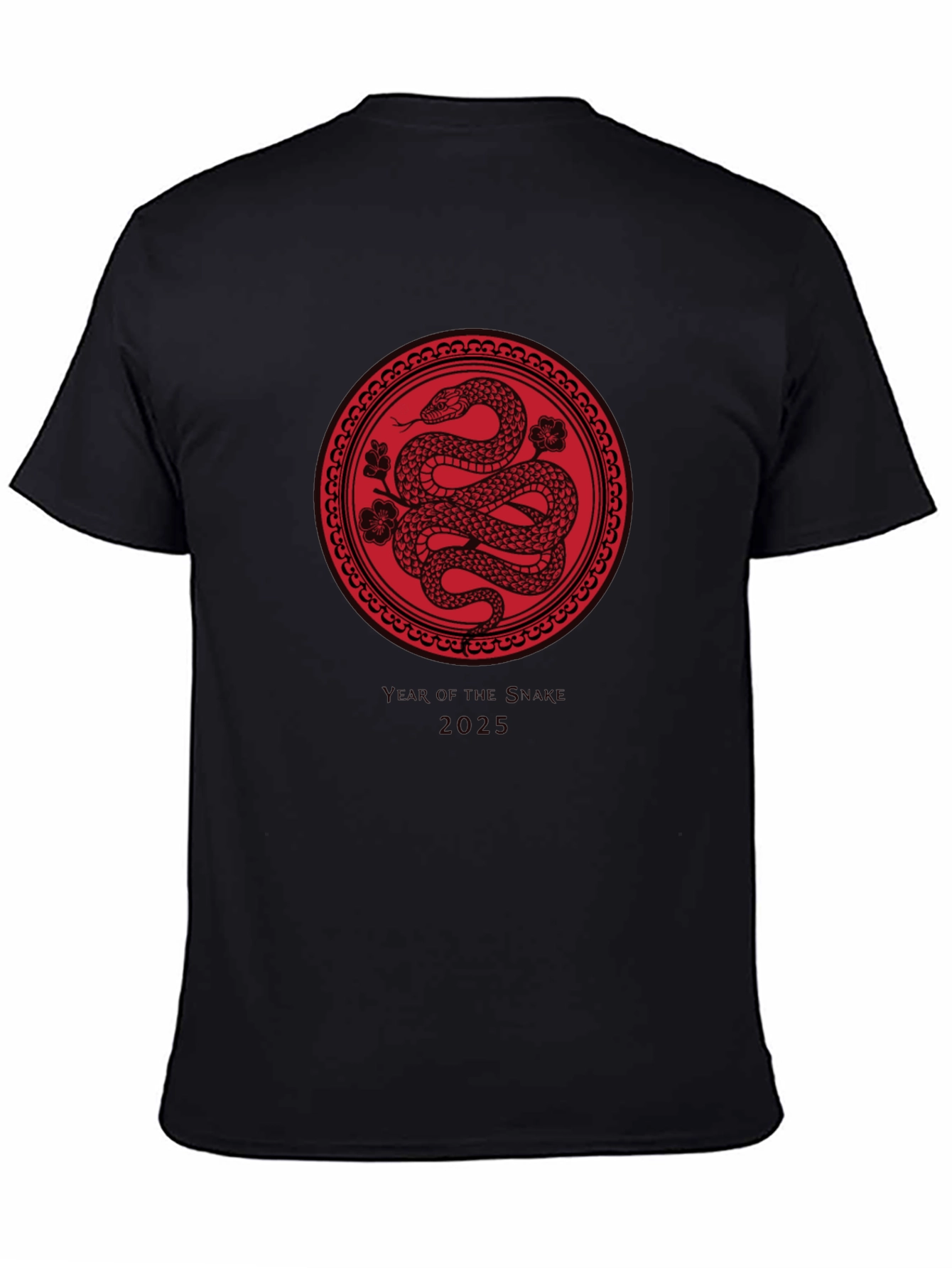 Camiseta Negra Año de la Serpiente 2025