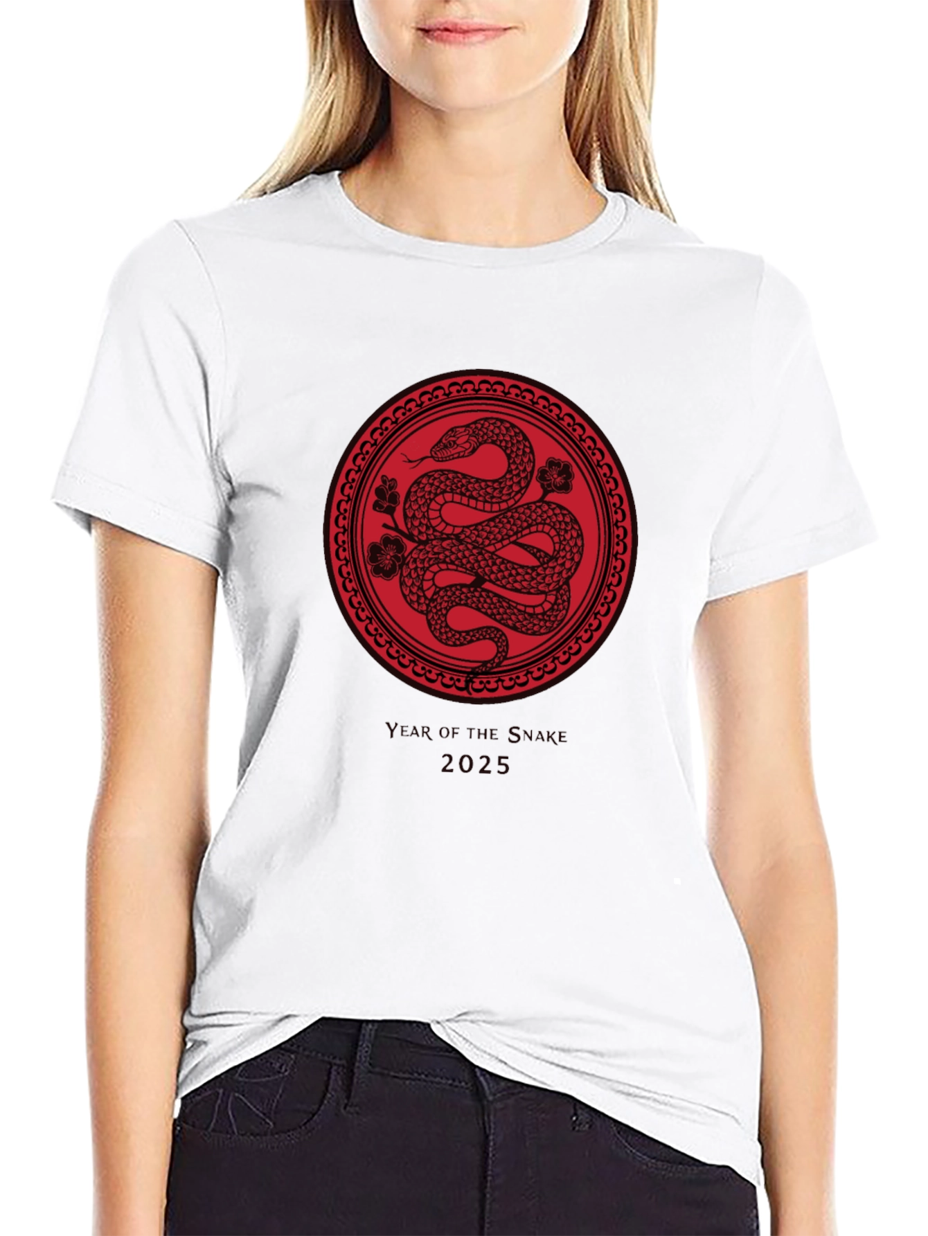 Camiseta Negra Año de la Serpiente 2025