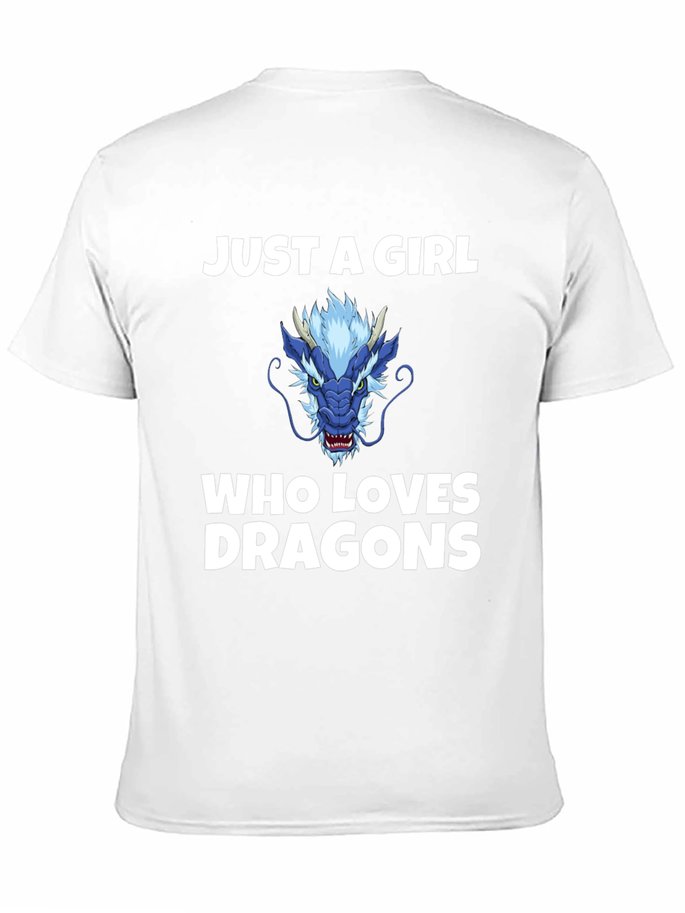 Camiseta Negra Dragones Para Mujer