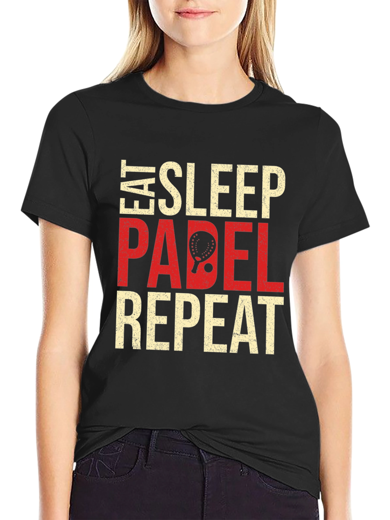 Camiseta Padel: Come Duerme Padel Repite