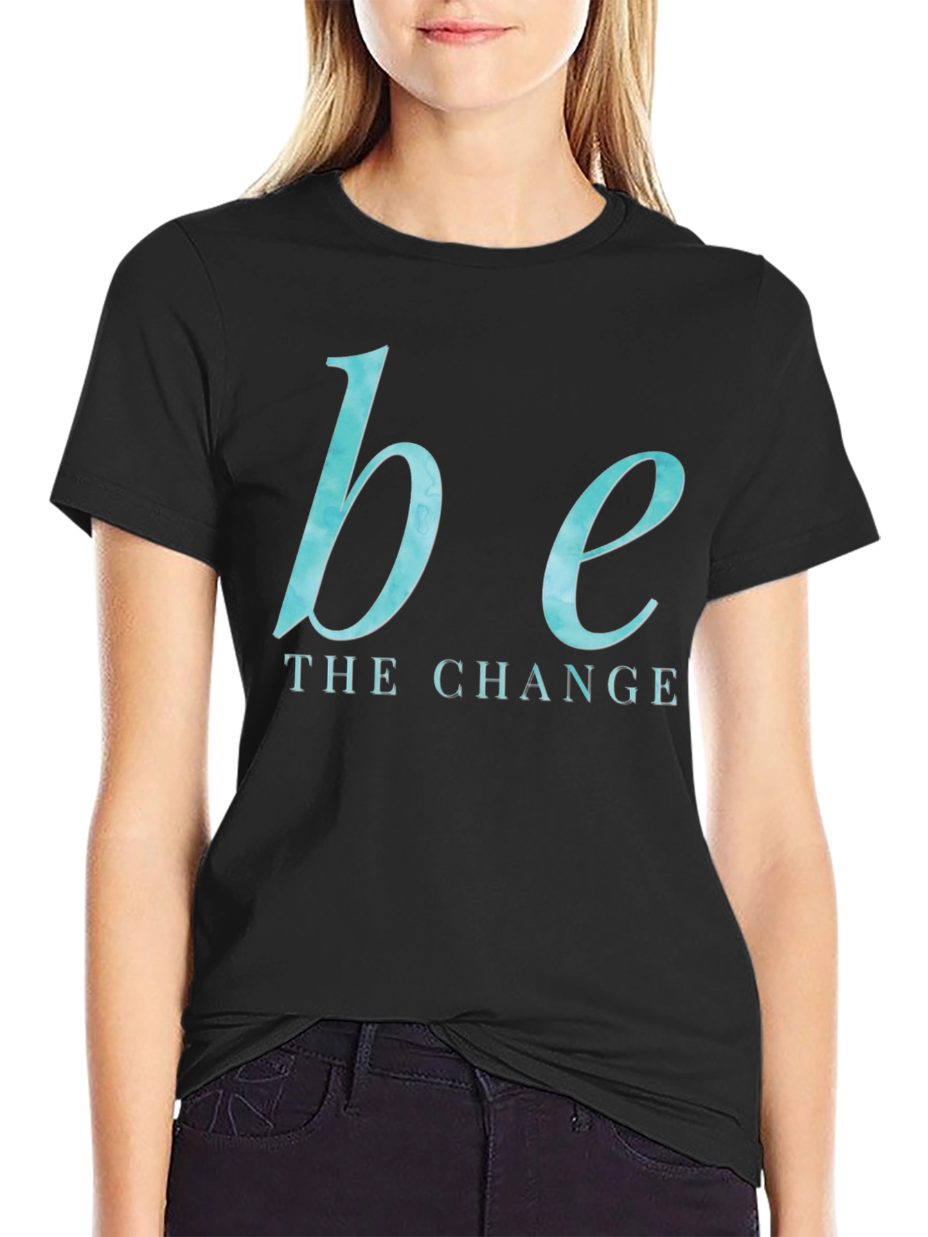 Camiseta Negra Be the Change