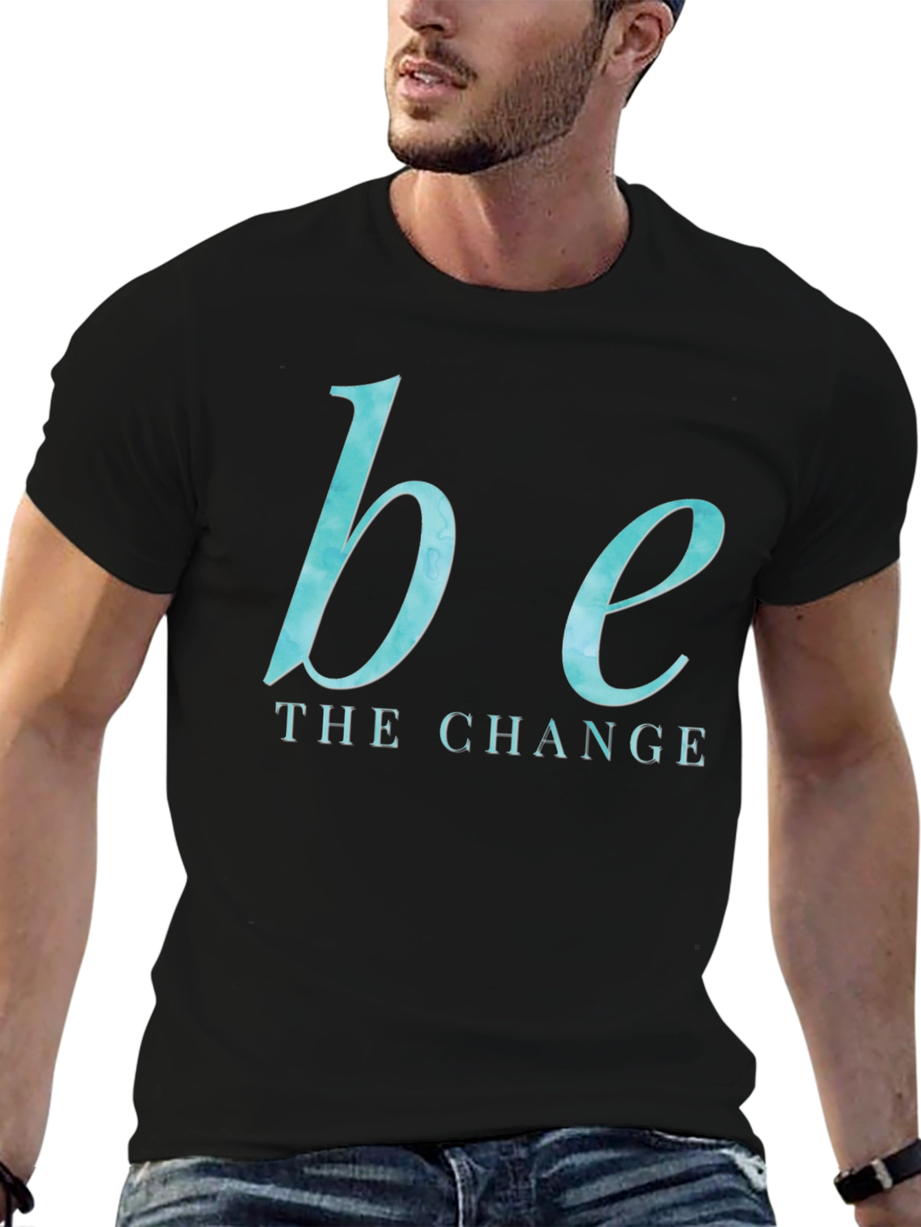 Camiseta Negra Be the Change