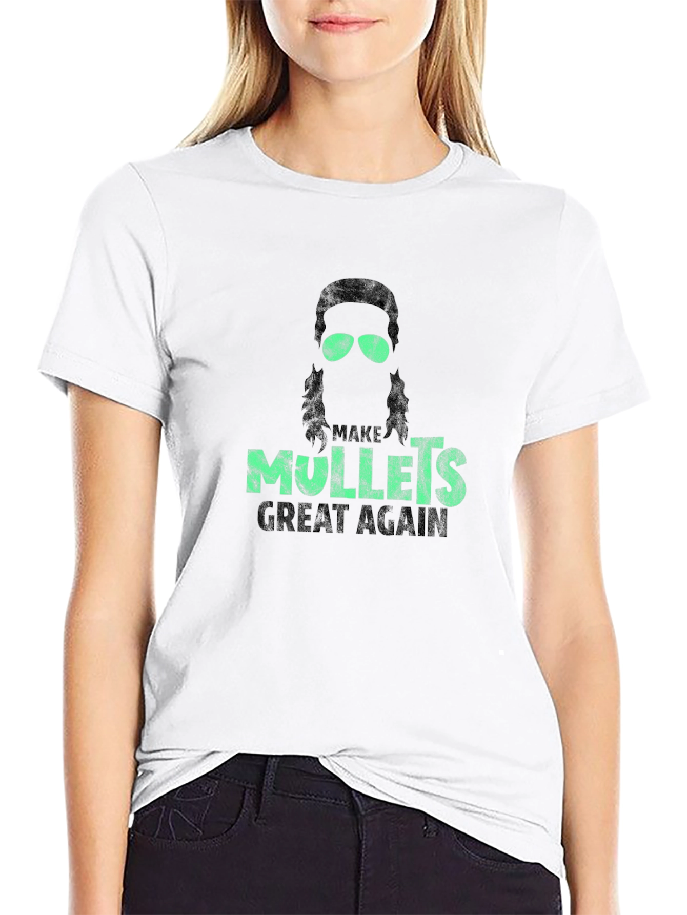 Camiseta Make Mullets Great Again - Estilo Único