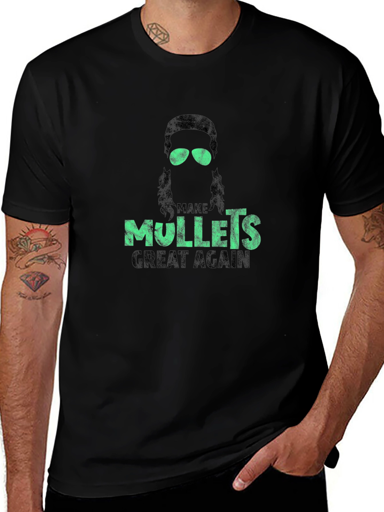 Camiseta Make Mullets Great Again - Estilo Único