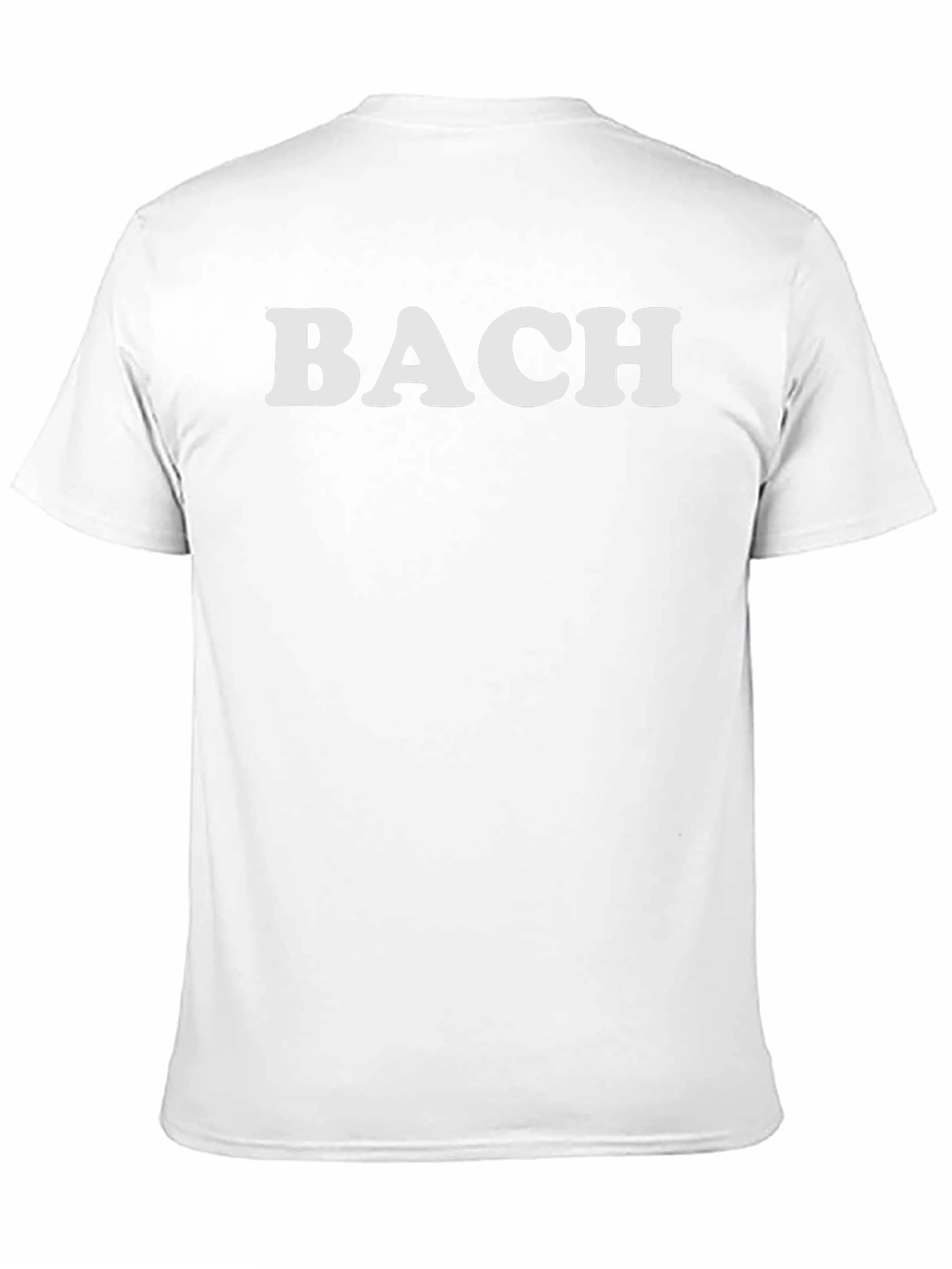 Camiseta Negra BACH Clásica Unisex