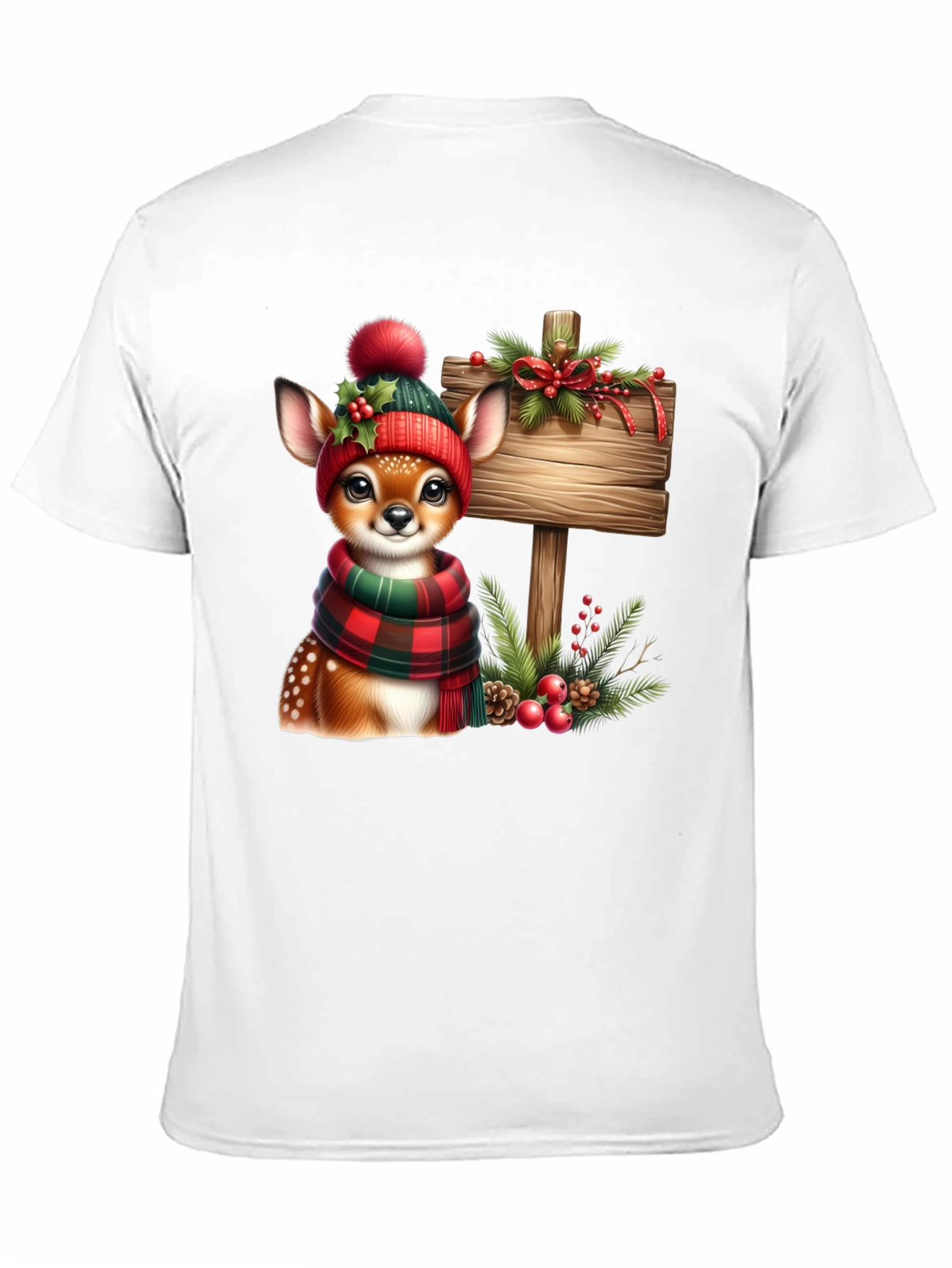Camiseta Ciervo Navideño