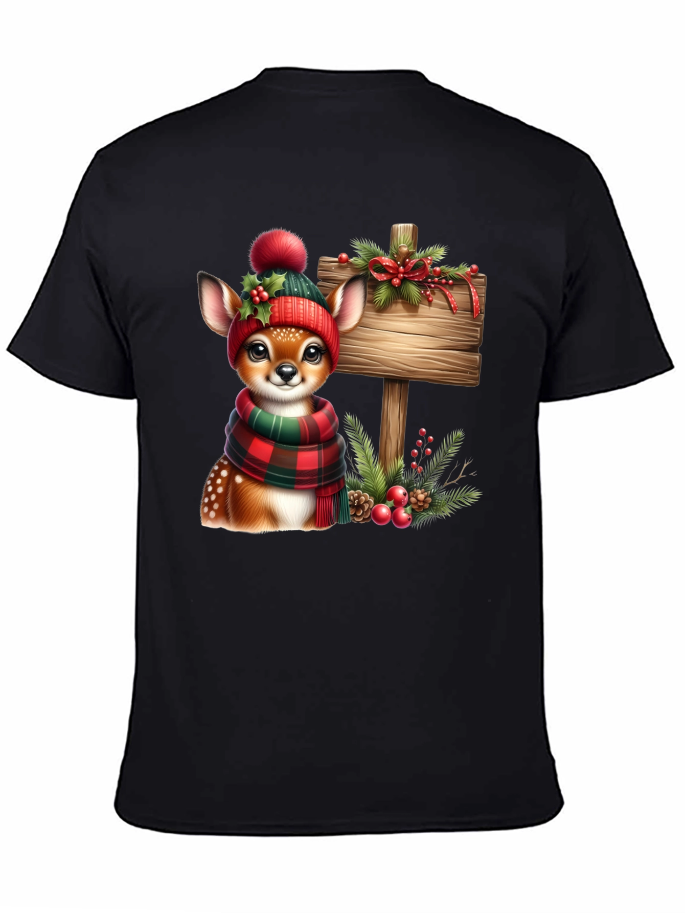 Camiseta Ciervo Navideño