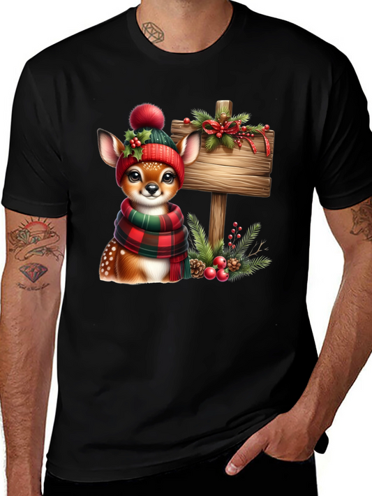 Camiseta Ciervo Navideño
