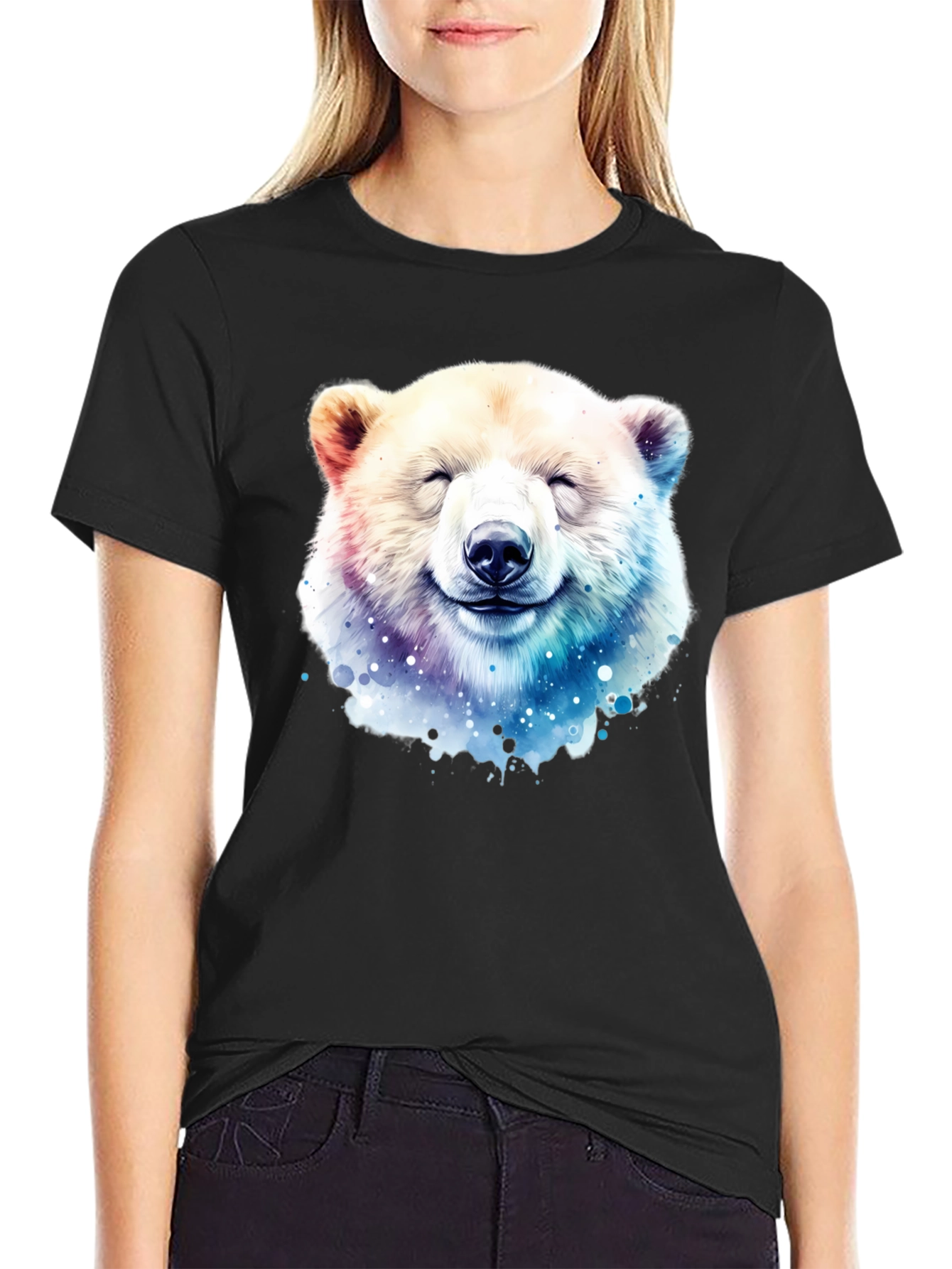 Camiseta Oso Polar Sonriente - Diseño Único