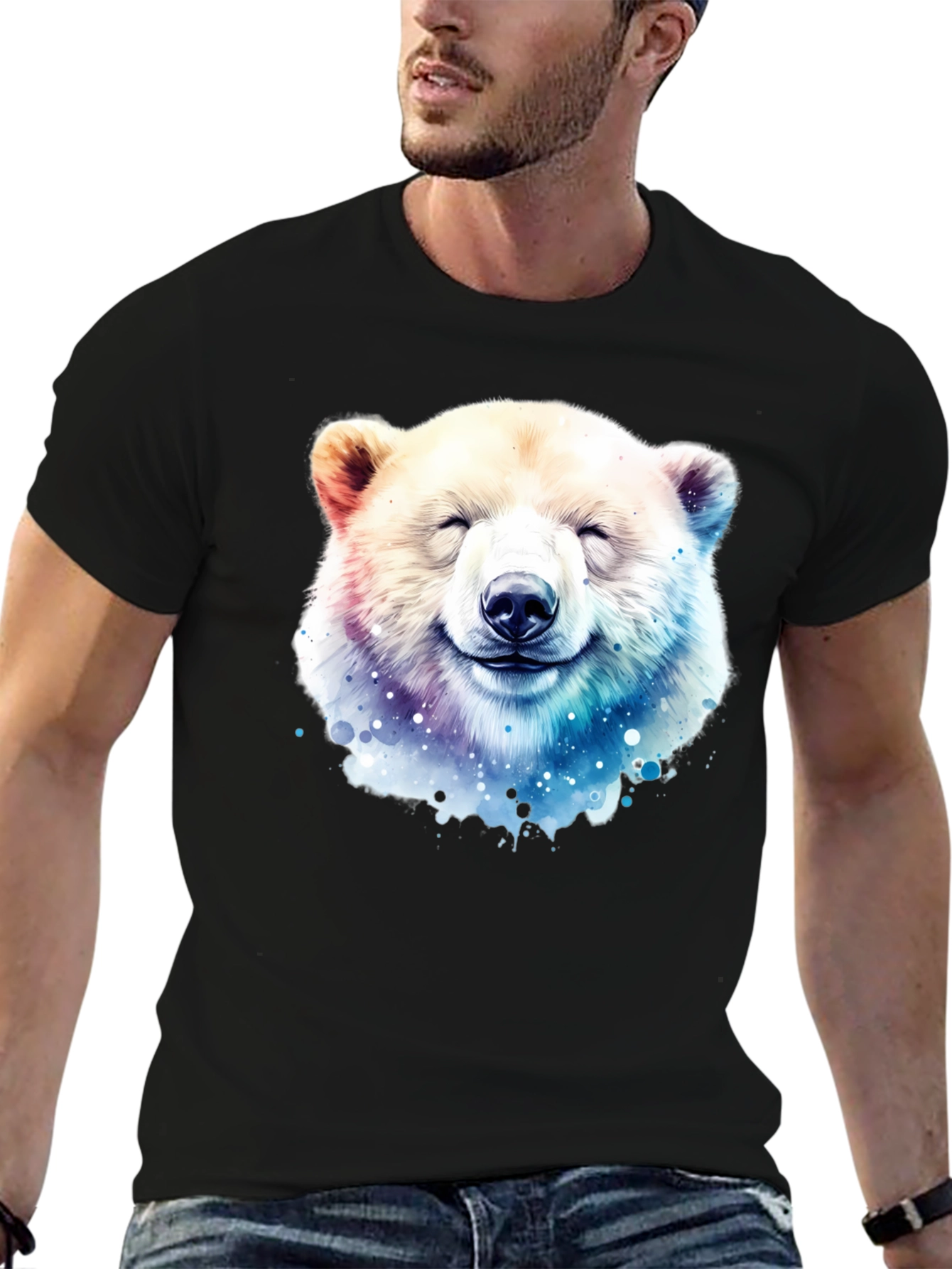 Camiseta Oso Polar Sonriente - Diseño Único