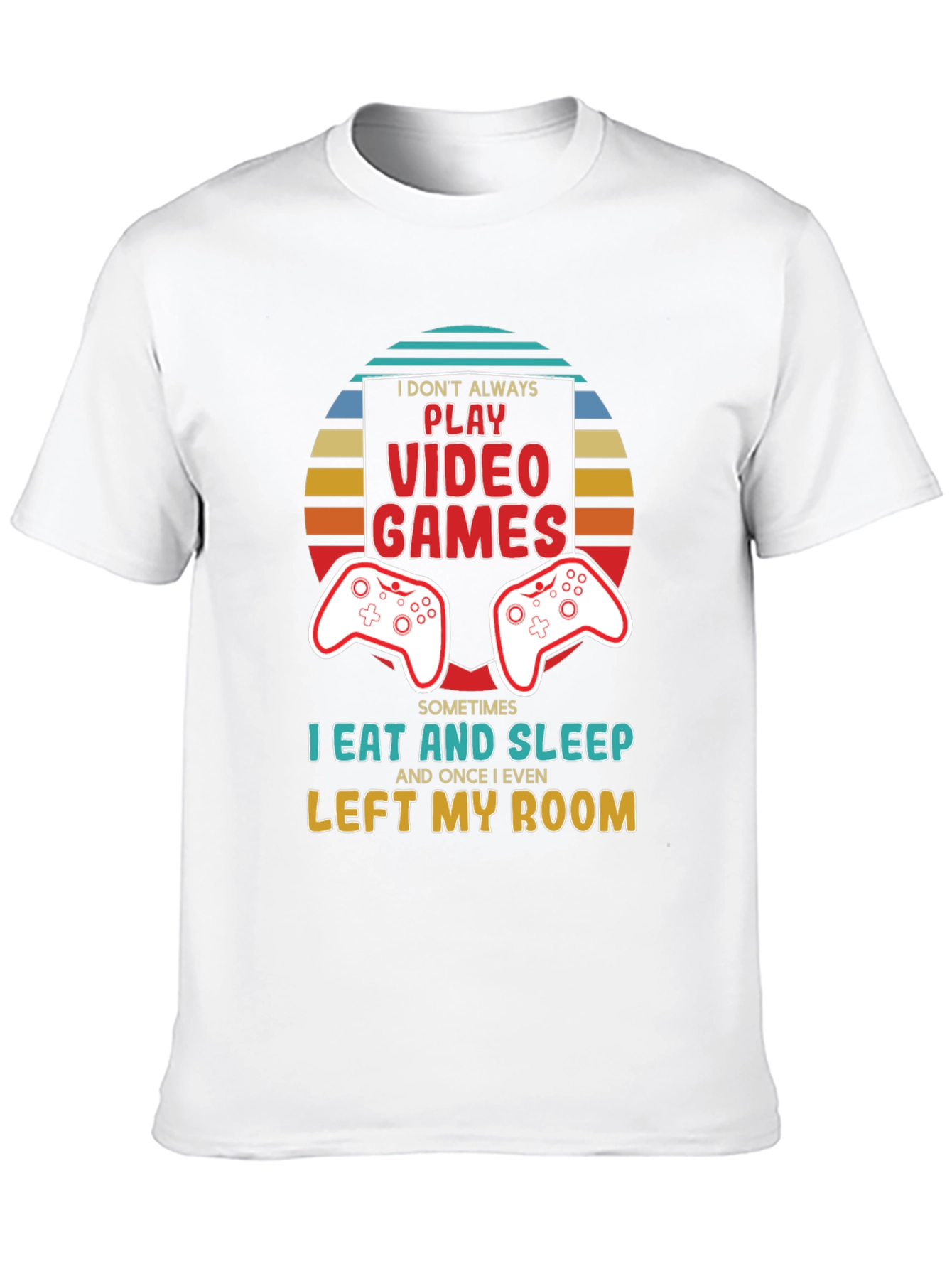 Gamer T-Shirt - Eat Sleep Leave Room