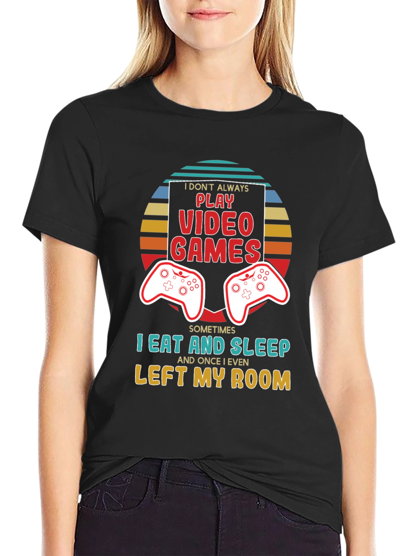 Gamer T-Shirt - Eat Sleep Leave Room