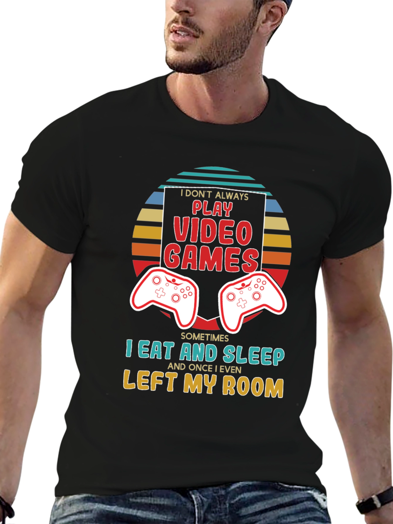 Gamer T-Shirt - Eat Sleep Leave Room