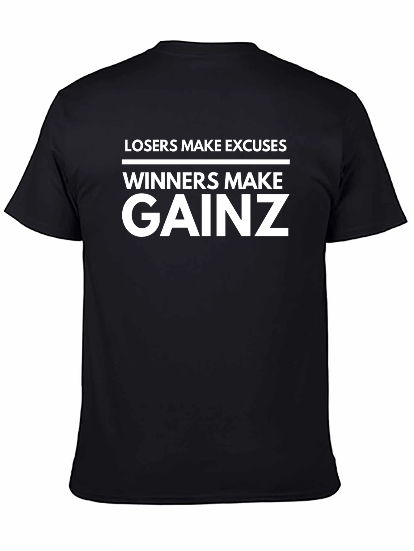 Camiseta Negra: Ganadores Hacen Ganancias