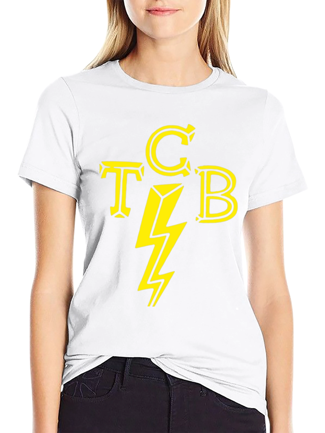 Camiseta TCB con Rayo Amarillo