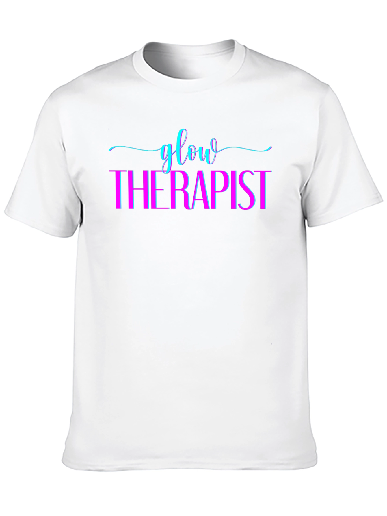 Camiseta Glow Therapist Negra para Hombre