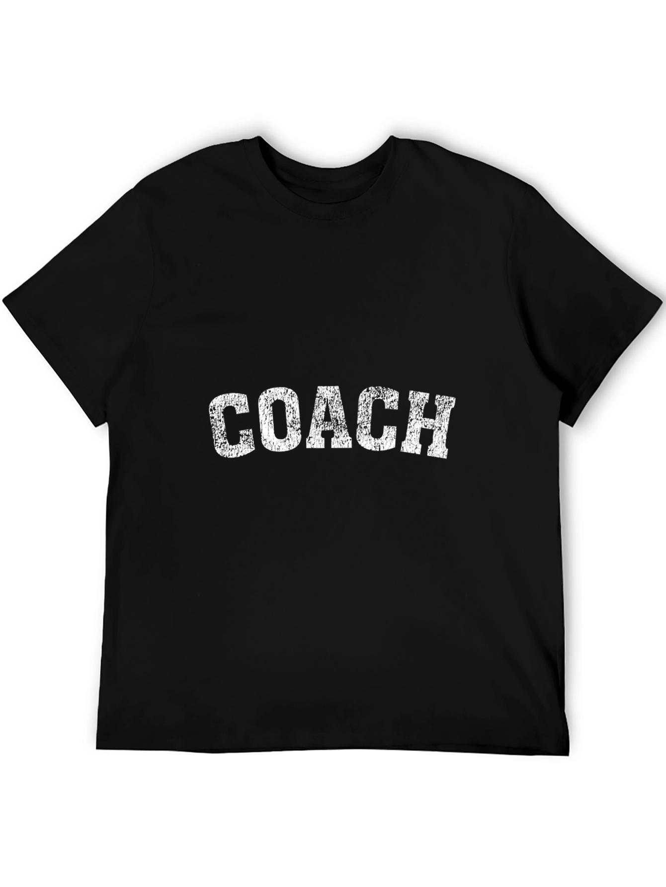 Camiseta Negra Coach Estilo Retro