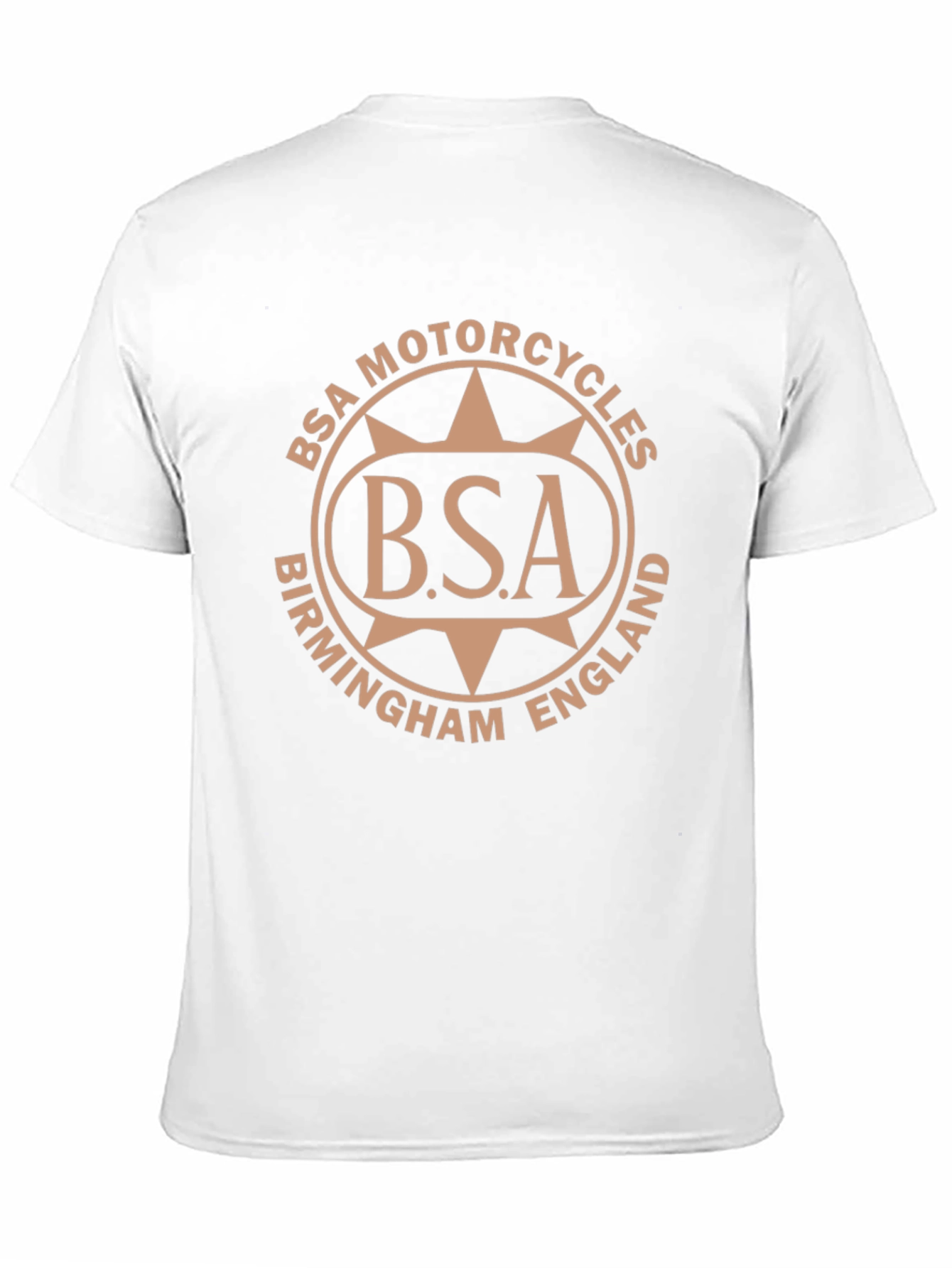 Camiseta BSA Motorcycles Birmingham England Negra