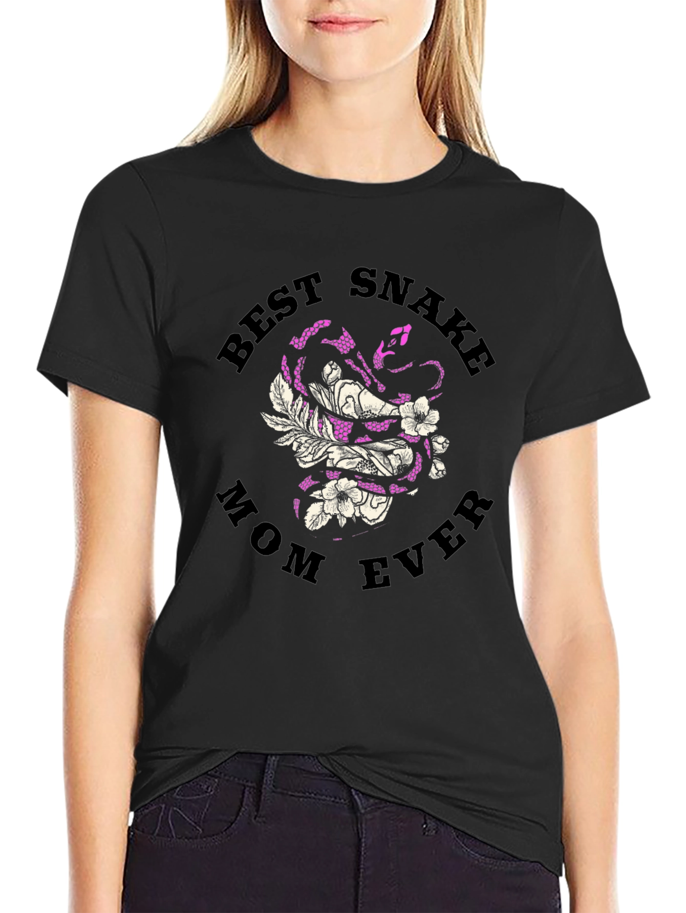Camiseta Best Snake Mom Ever