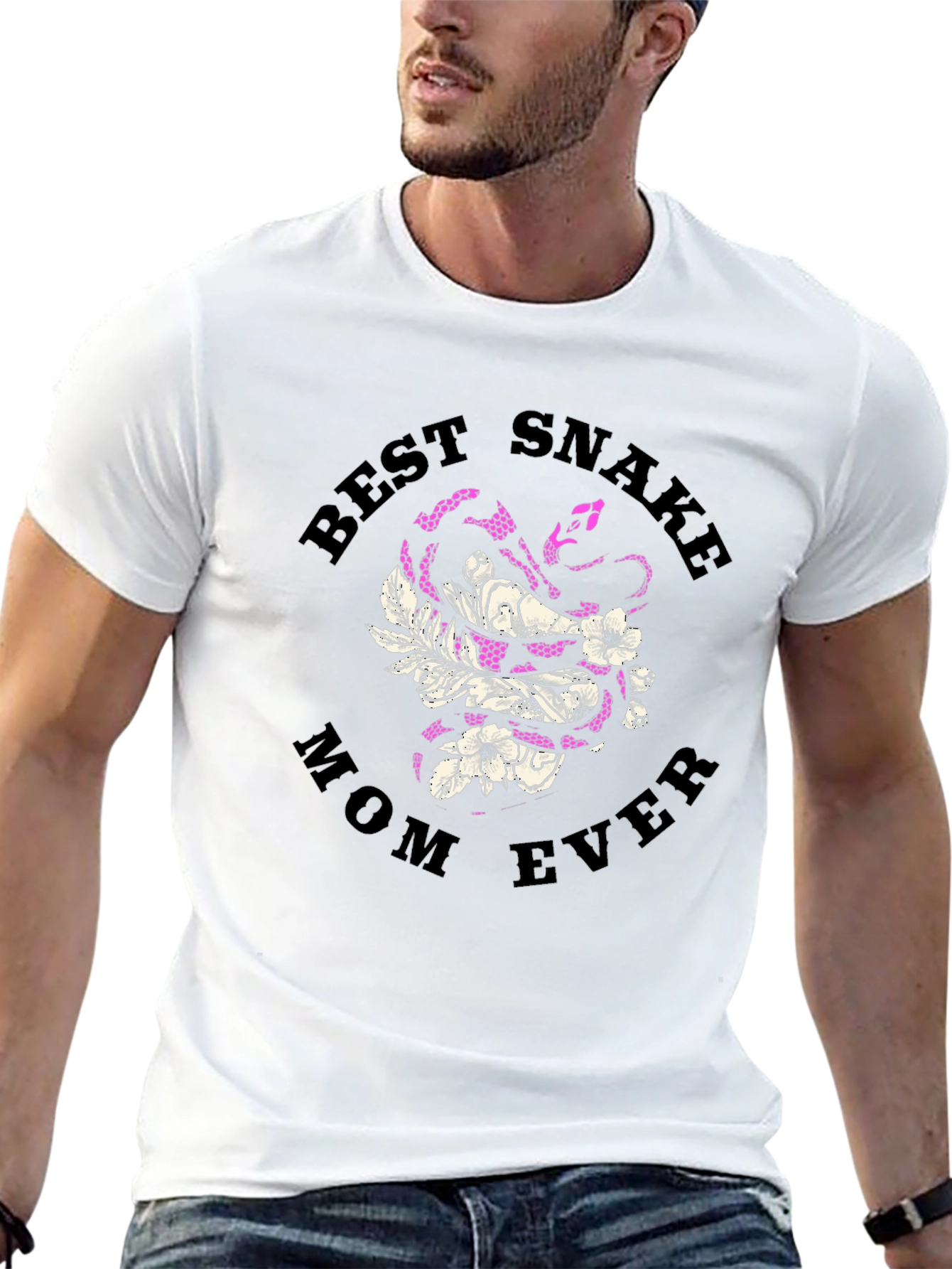 Camiseta Best Snake Mom Ever