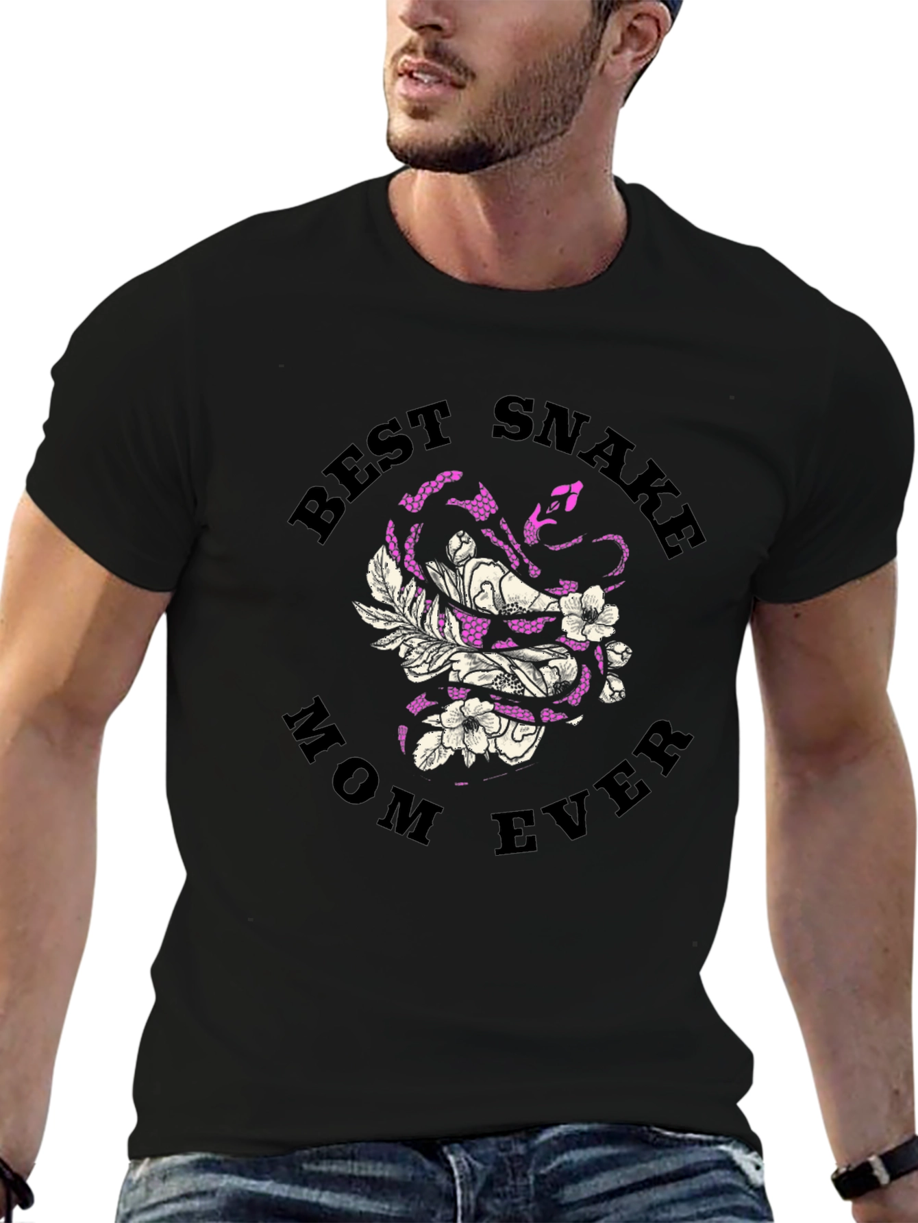 Camiseta Best Snake Mom Ever