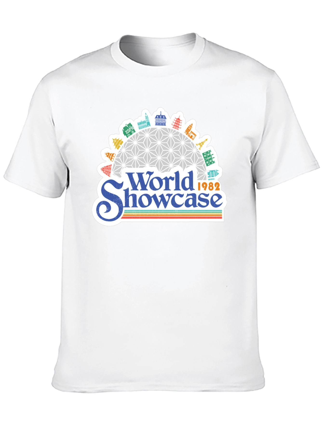 Camiseta Negra Clásica World Showcase 1982