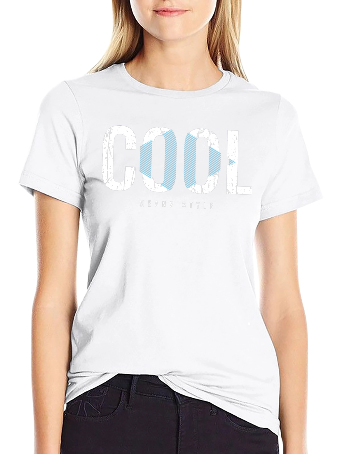 Camiseta Negra Estampada Cool Means Style