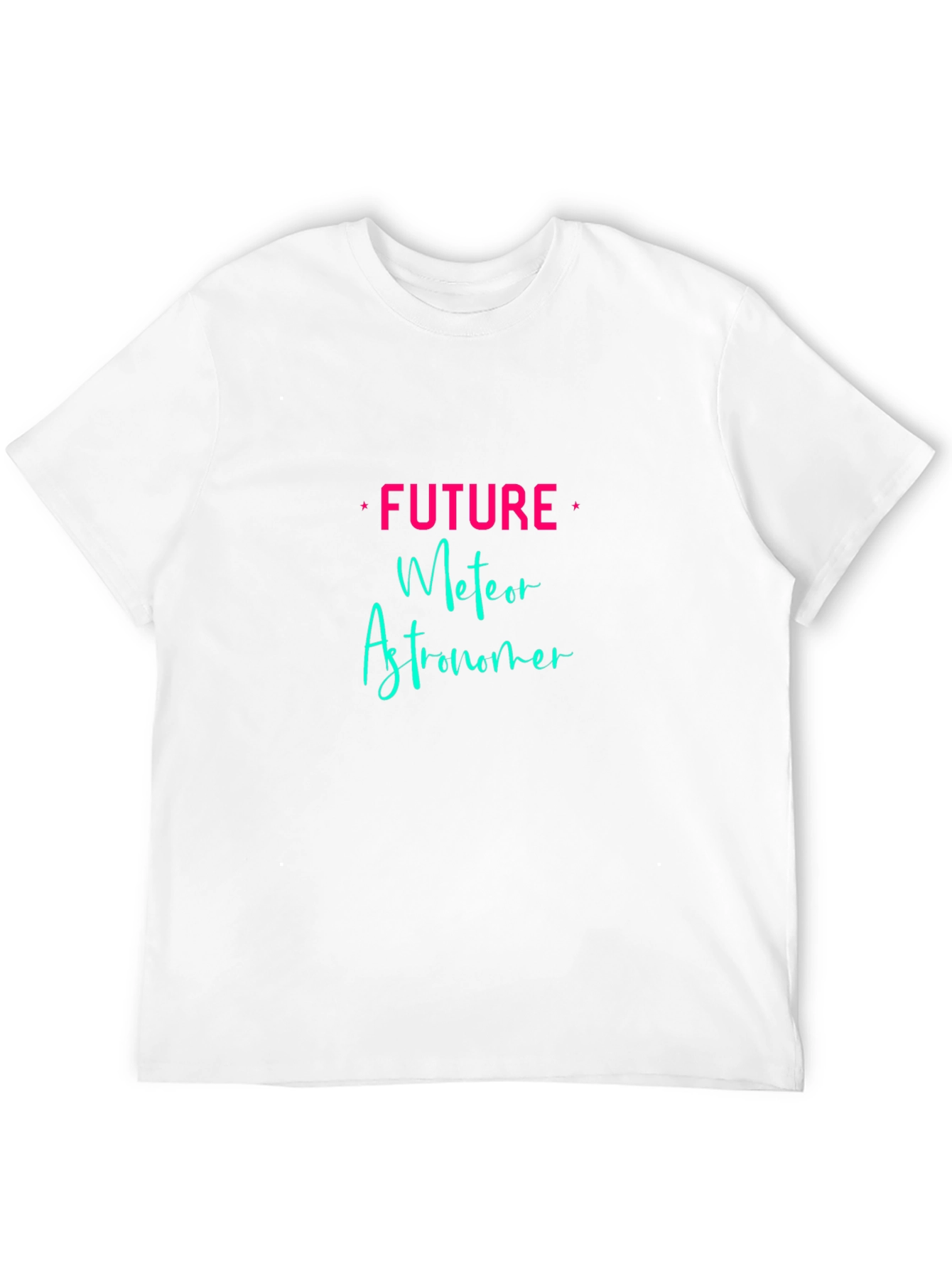 Camiseta Negra Future Meteor Astronomer