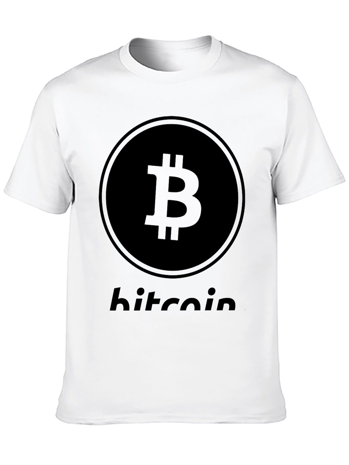 Camiseta Bitcoin Negra para Hombre