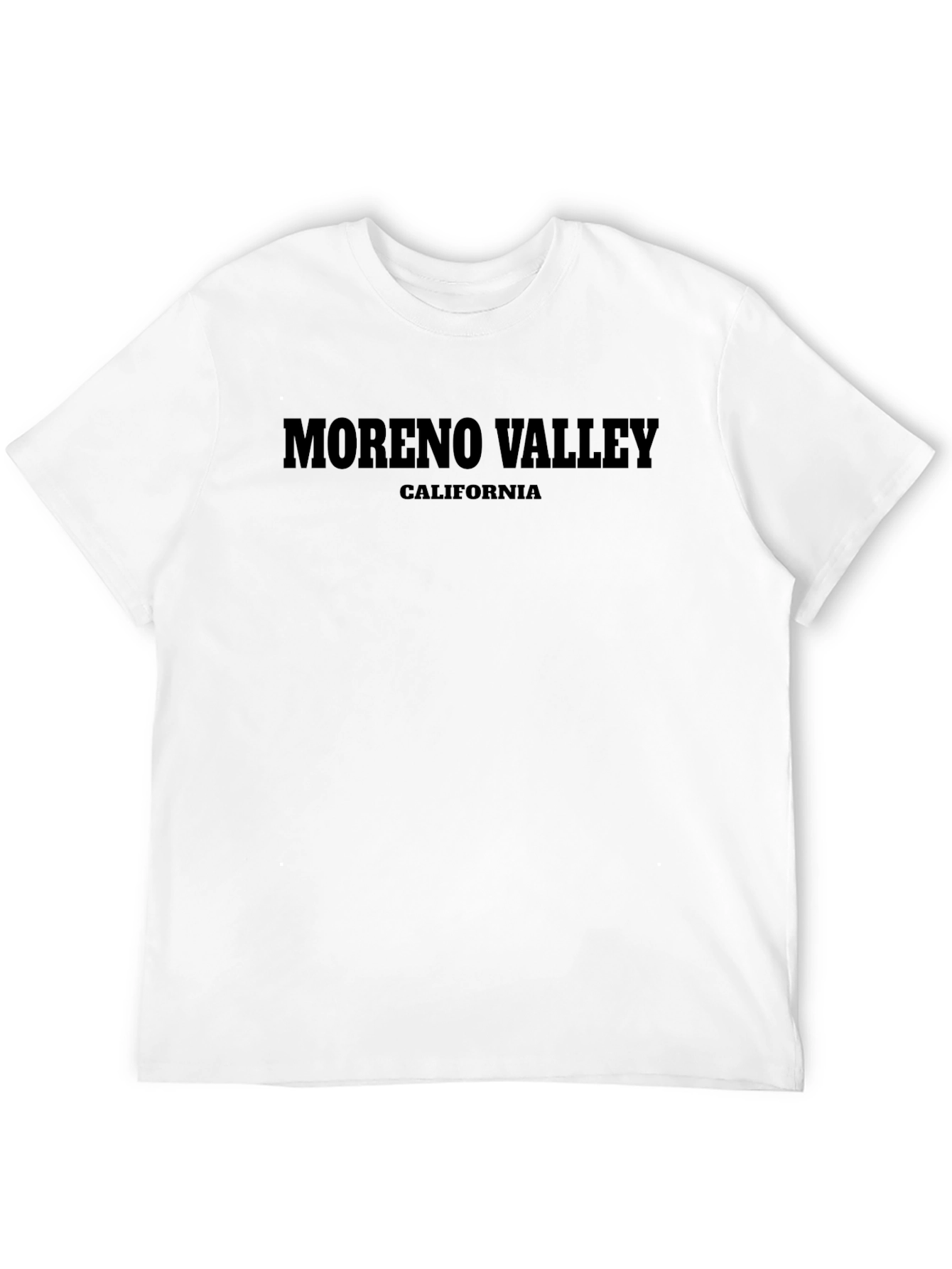 Camiseta Negra Moreno Valley California