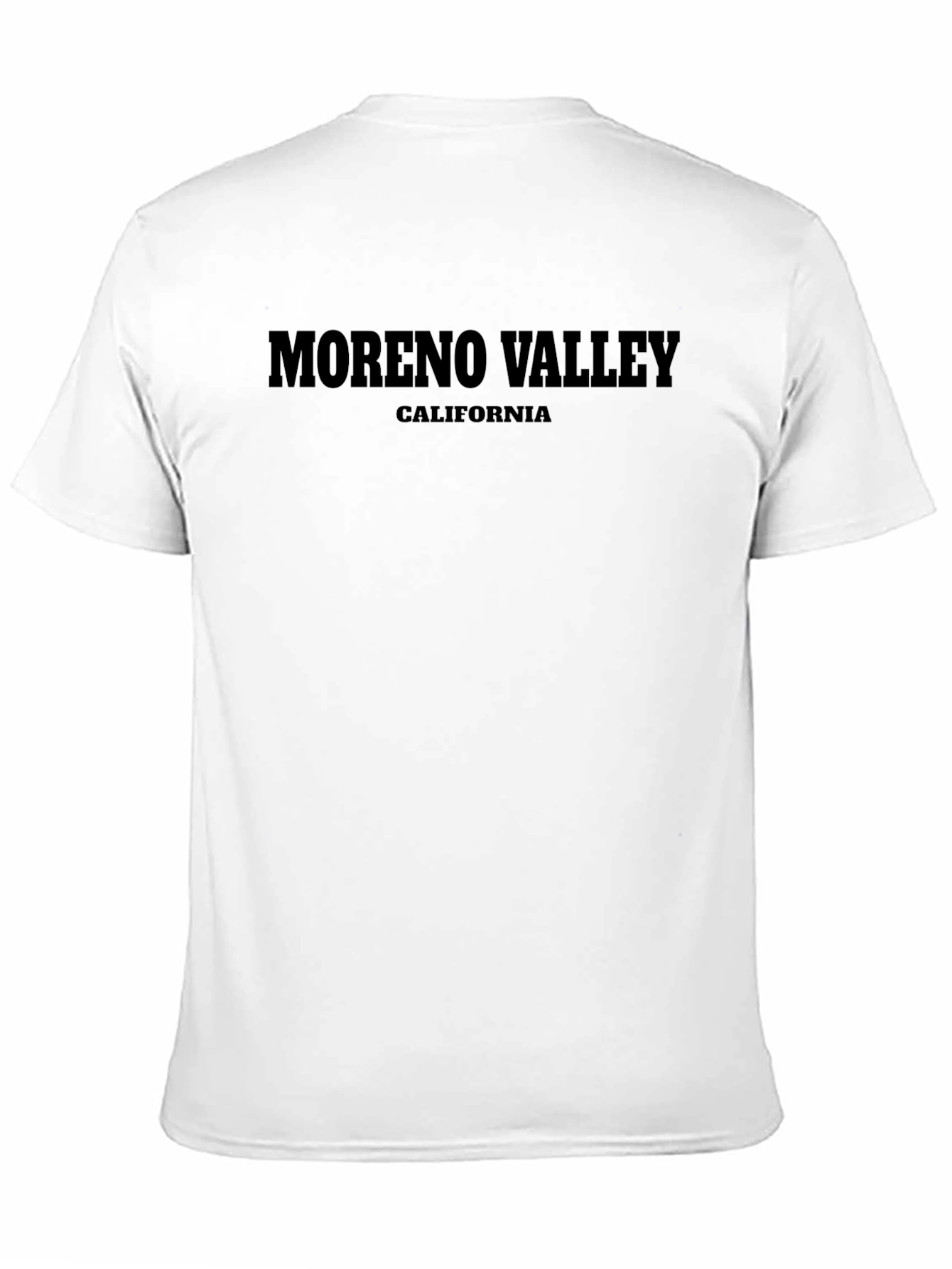 Camiseta Negra Moreno Valley California
