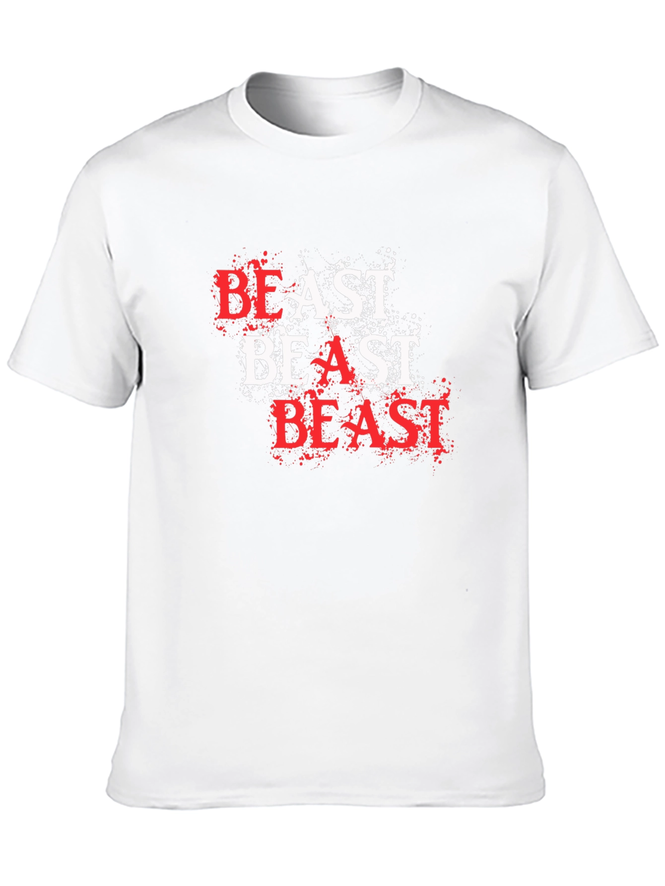 Camiseta Hombre Negra - Diseño Beast