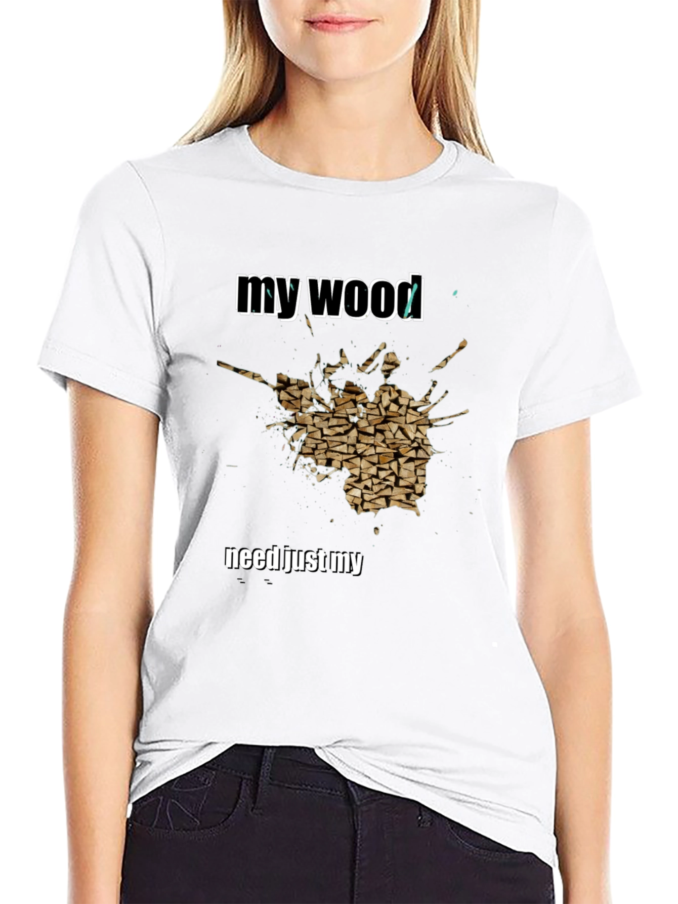 Camiseta Hombre My Wood Need Just My
