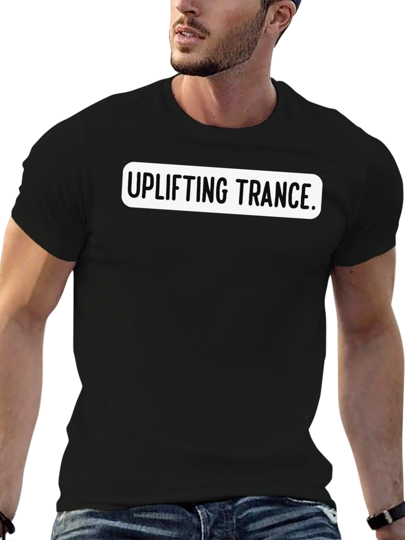 Camiseta Negra Uplifting Trance Unisex
