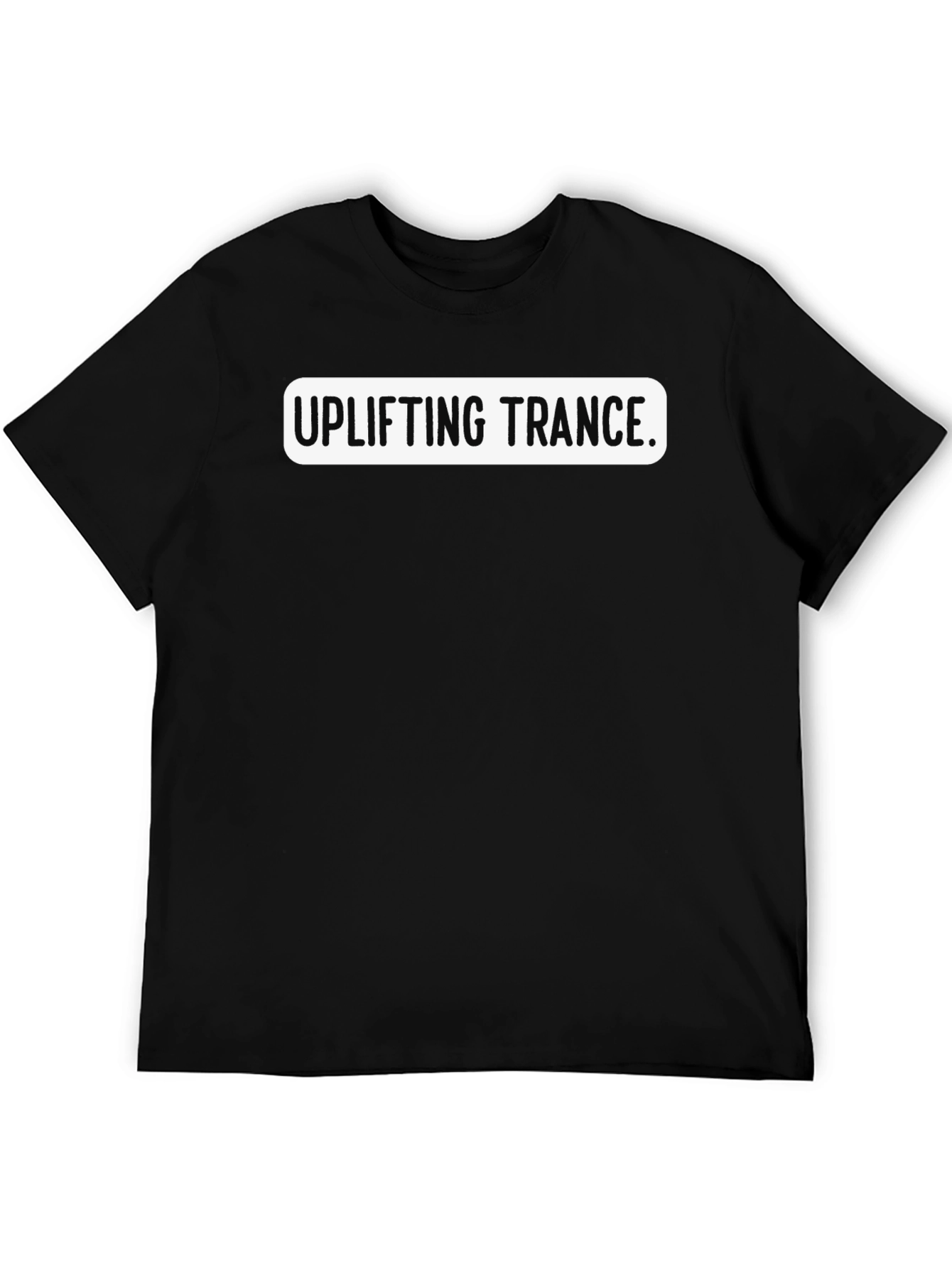 Camiseta Negra Uplifting Trance Unisex