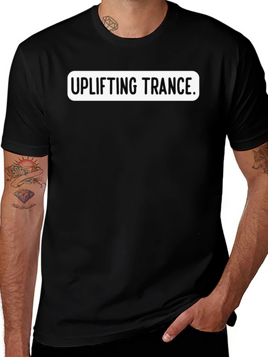 Camiseta Negra Uplifting Trance Unisex
