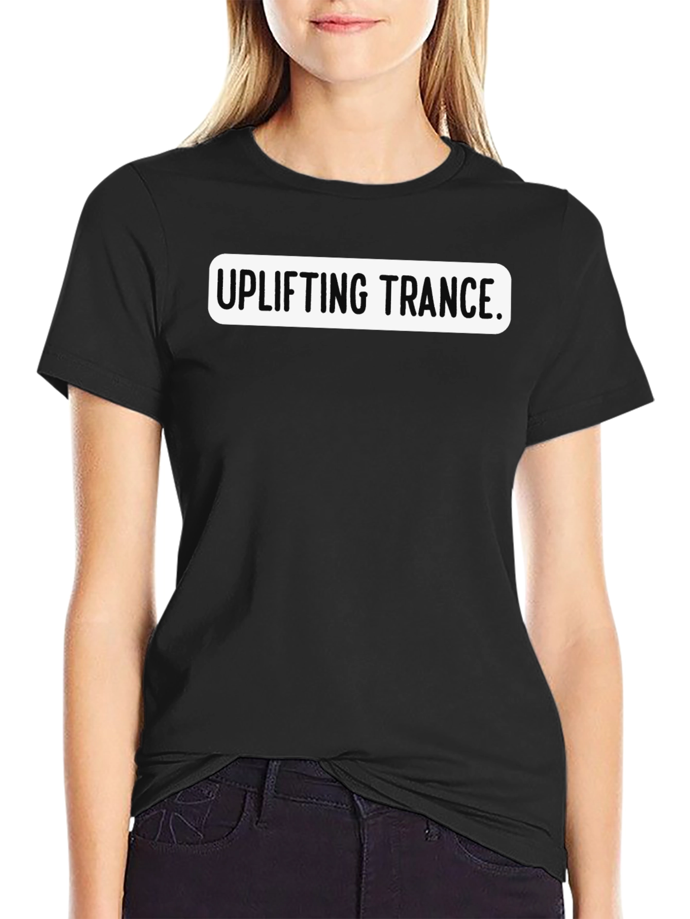 Camiseta Negra Uplifting Trance Unisex